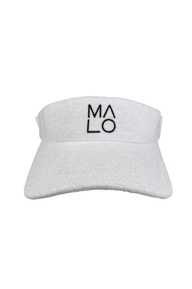 WYN by MALO terry visor - white
