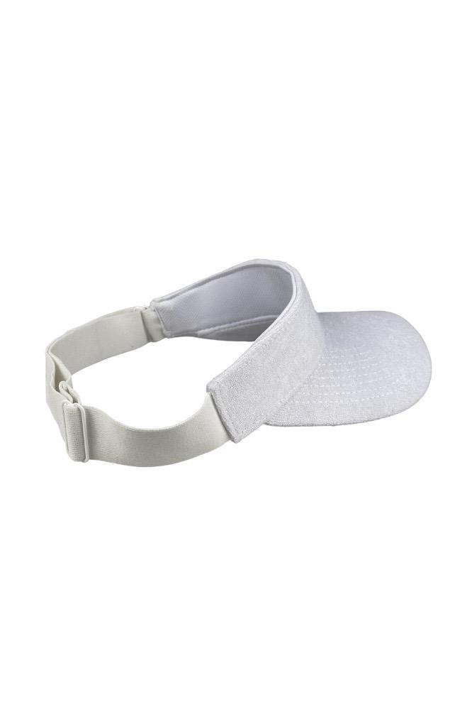 WYN by MALO terry visor - white