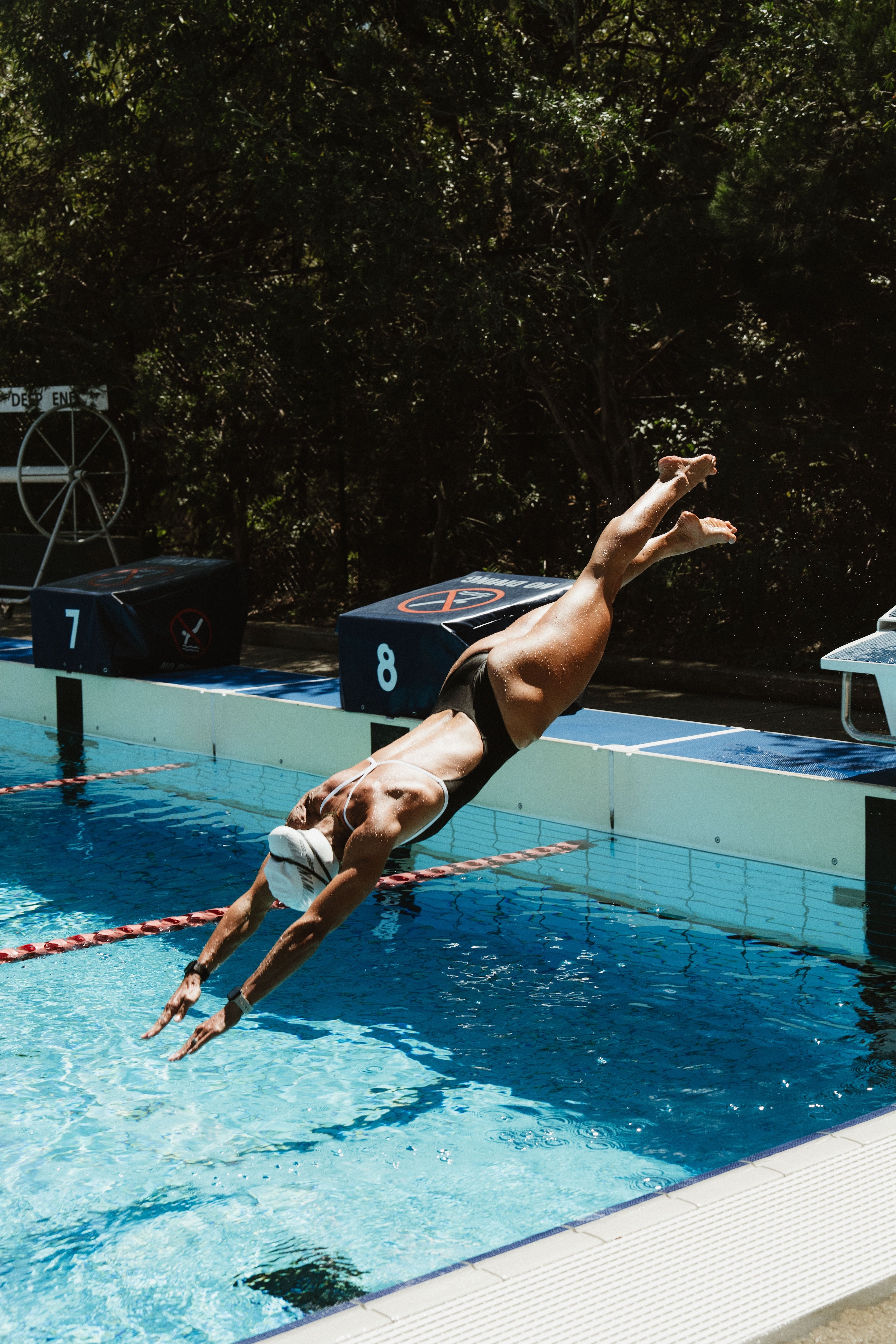 Women's Swim Lightback One Piece - Black