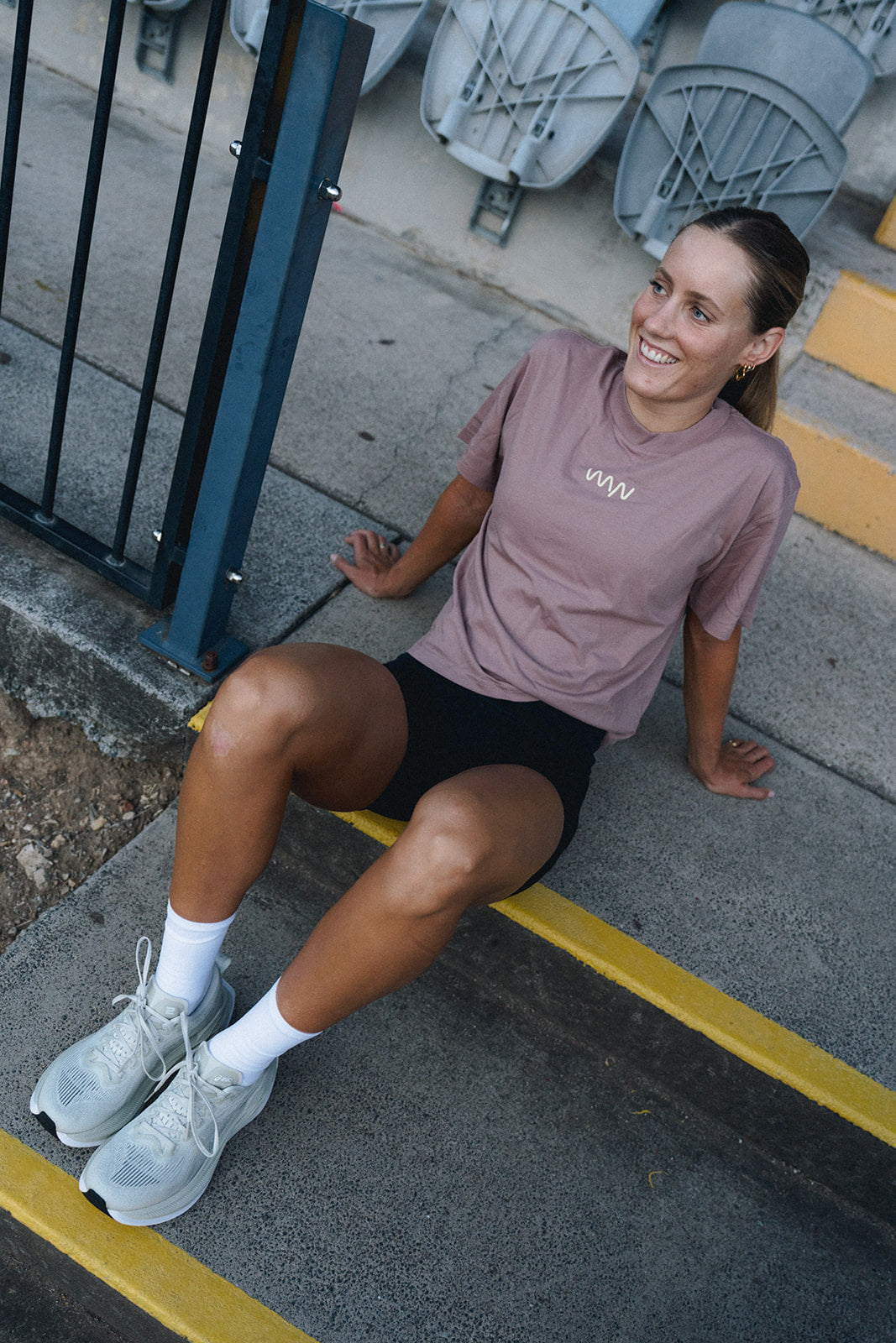 Women's Wave Tee - Hazy Pink