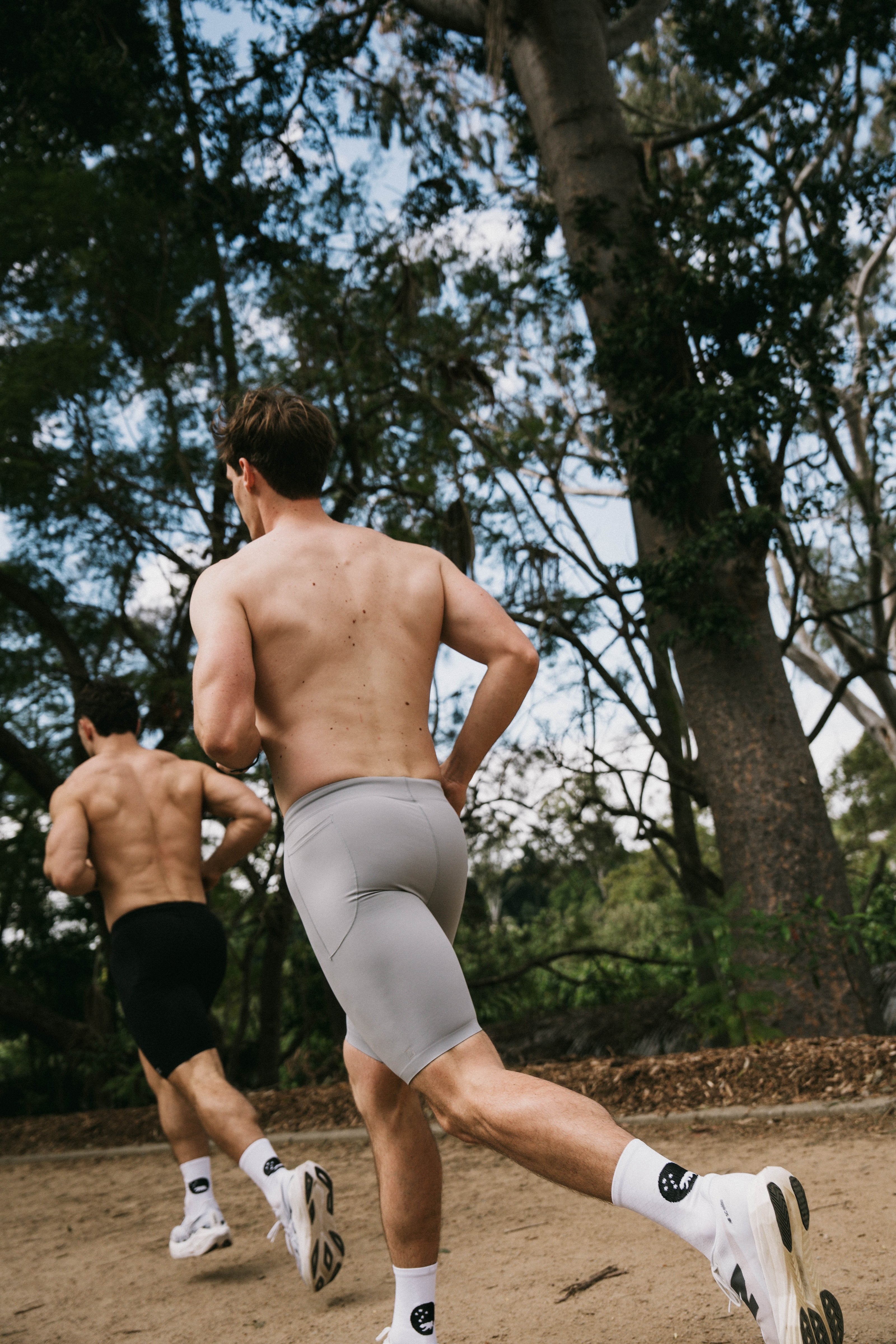 Men's Race Half Tights - Platinum