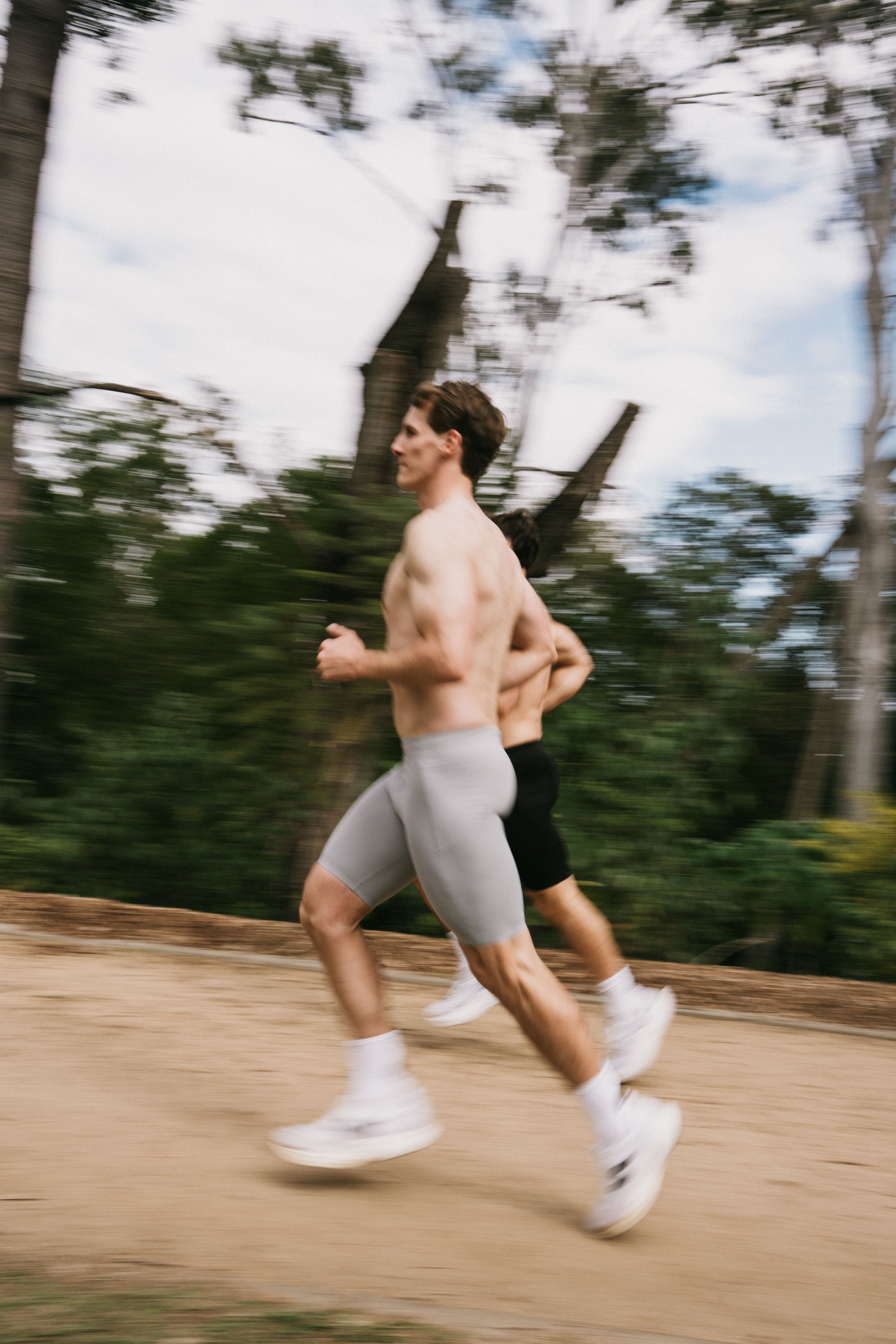 Men's Race Half Tights - Platinum