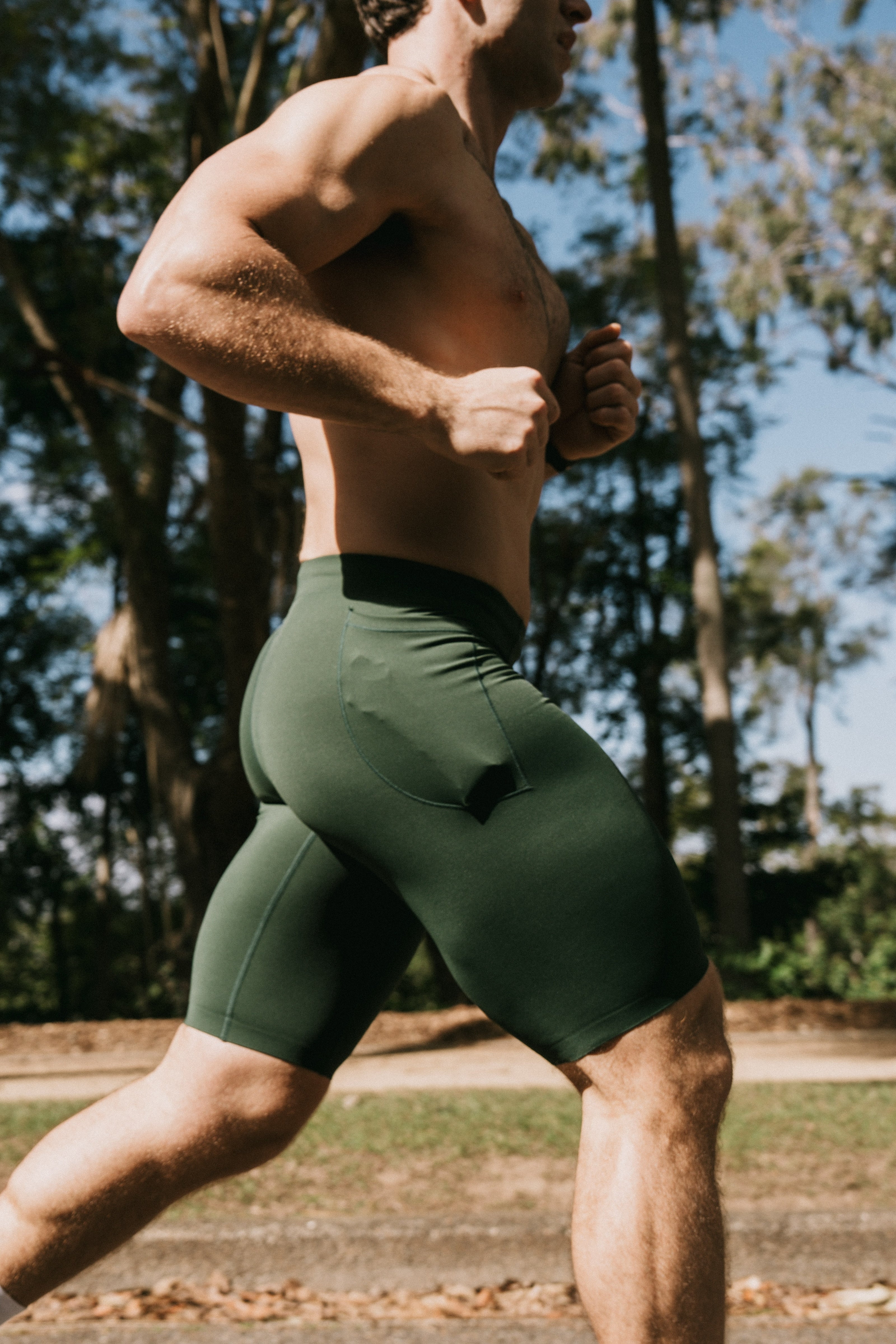 Men's Race Half Tights - Evergreen