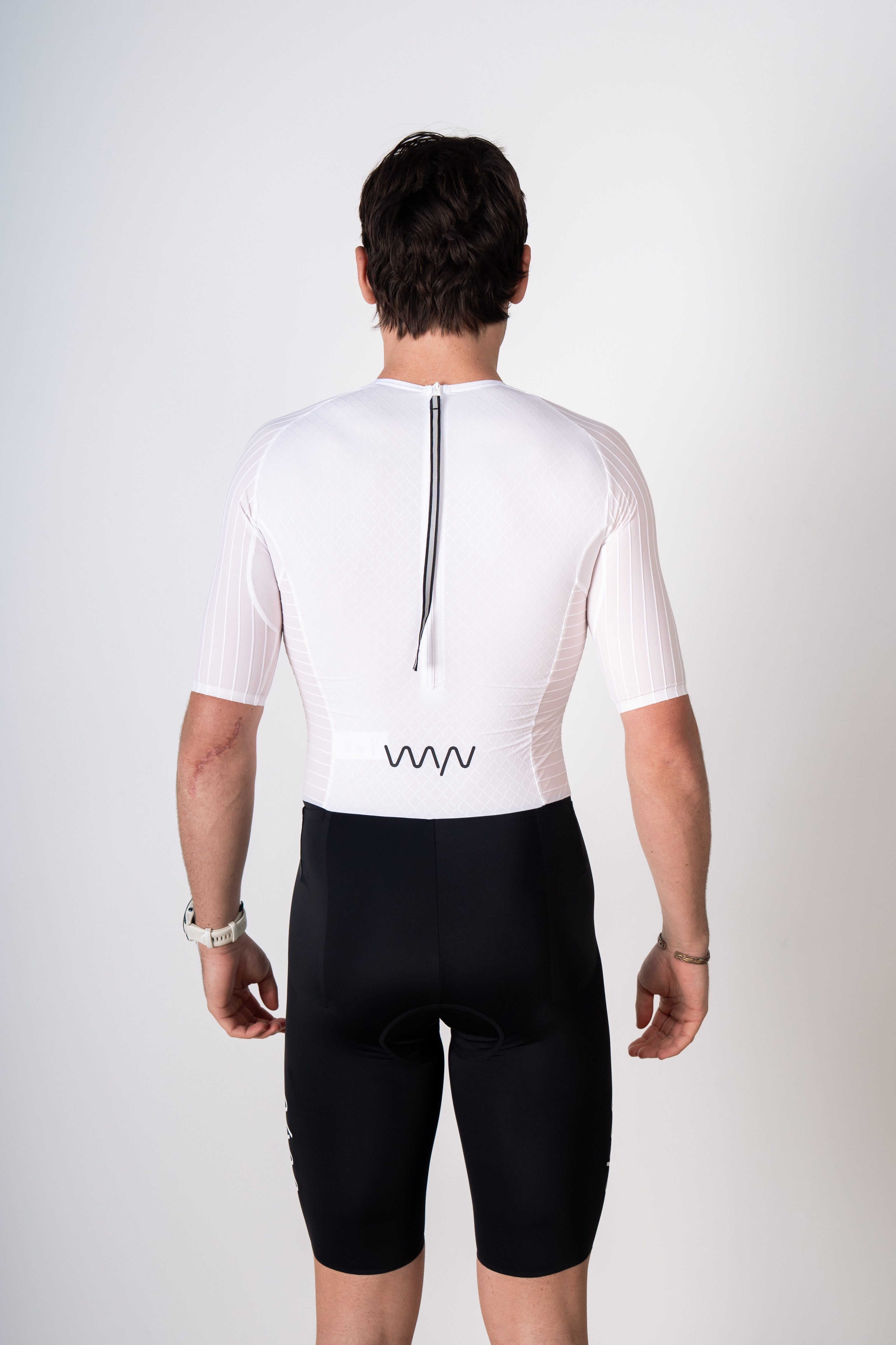 Men's Wilde Racer Tri Suit - White