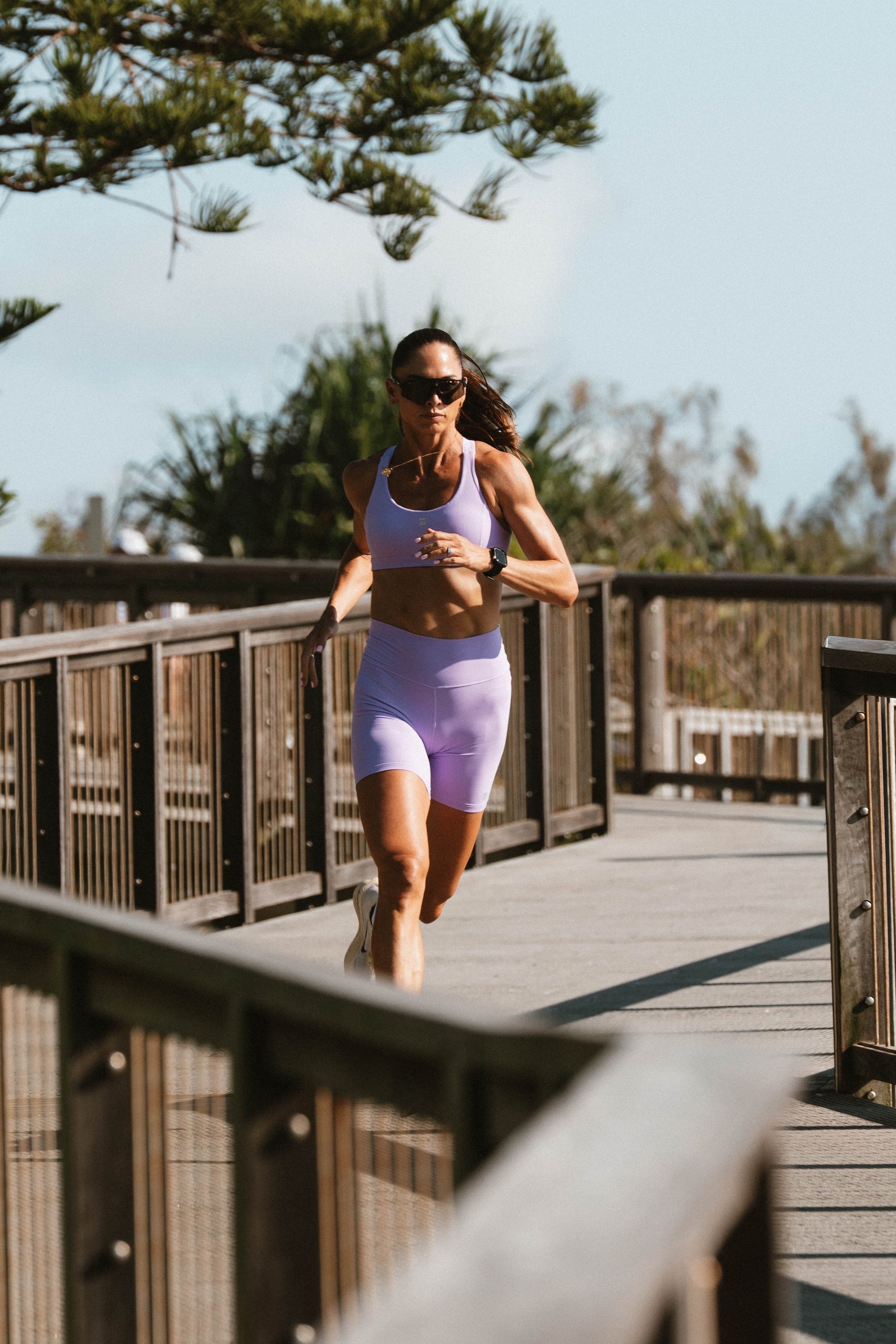 Women's Stride Shorts 6" - Lavender