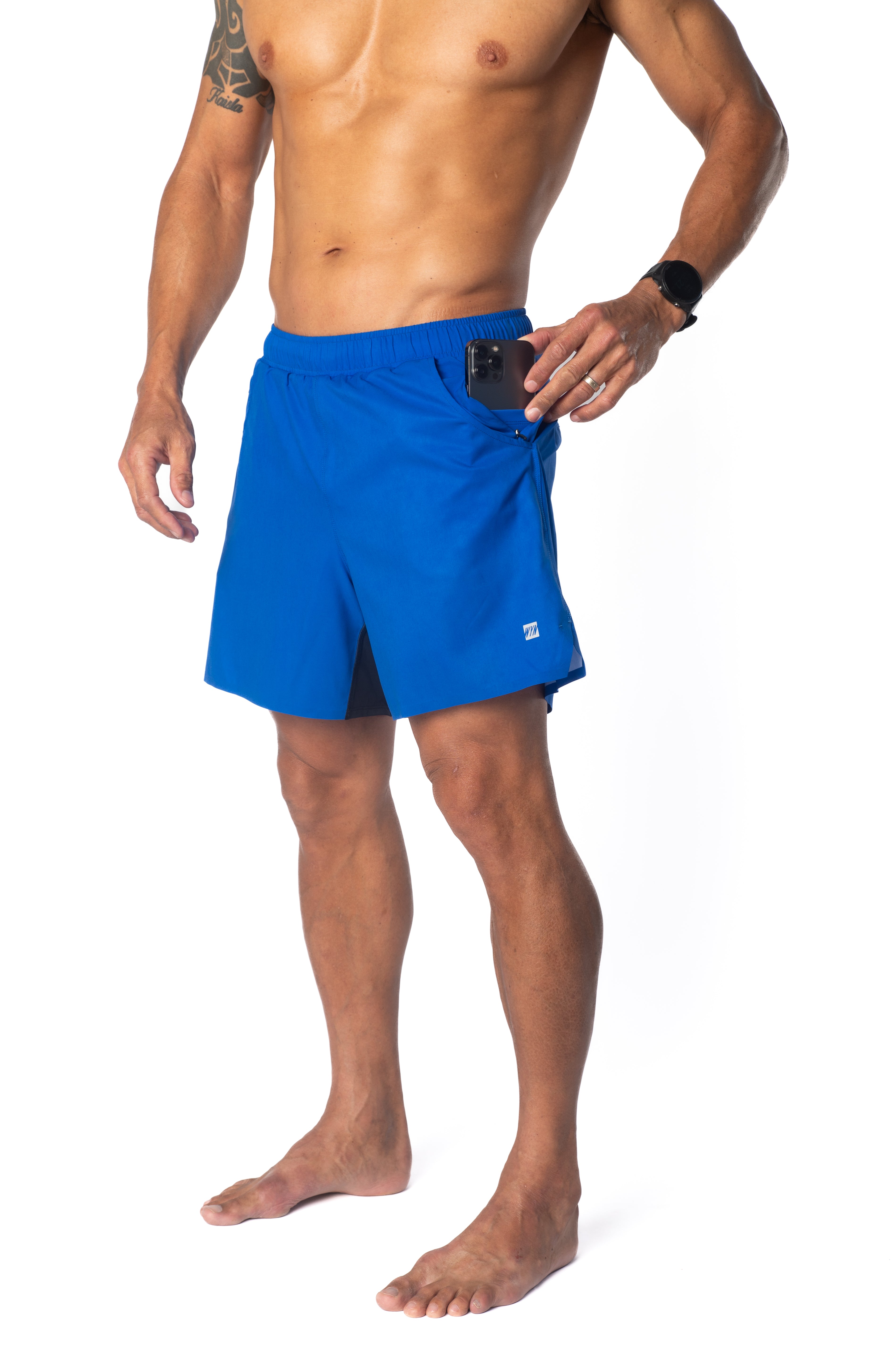 Men's Hybrid Short (6")- Ultramarine