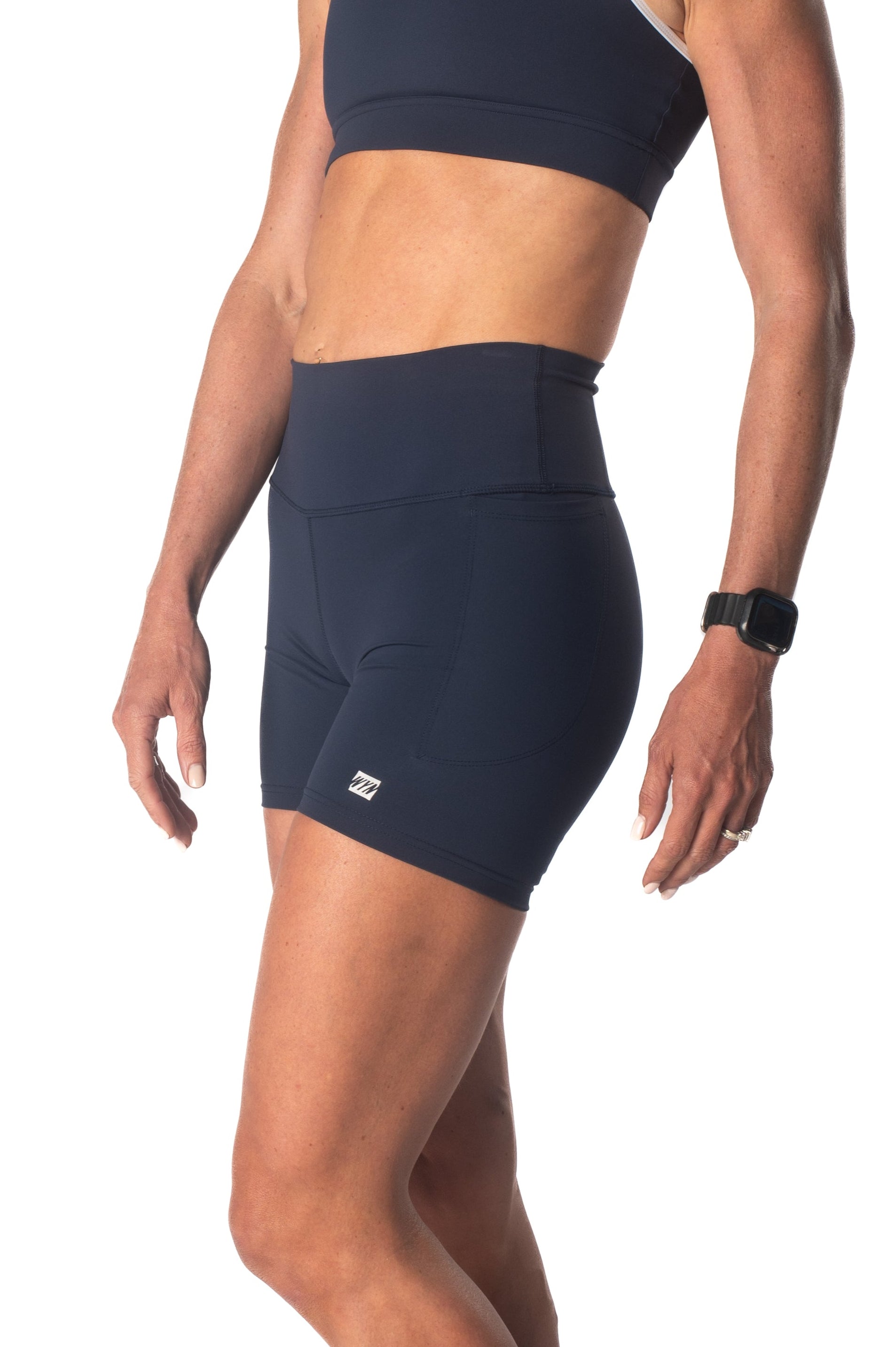 Women's Stride Shorts 4" - Navy