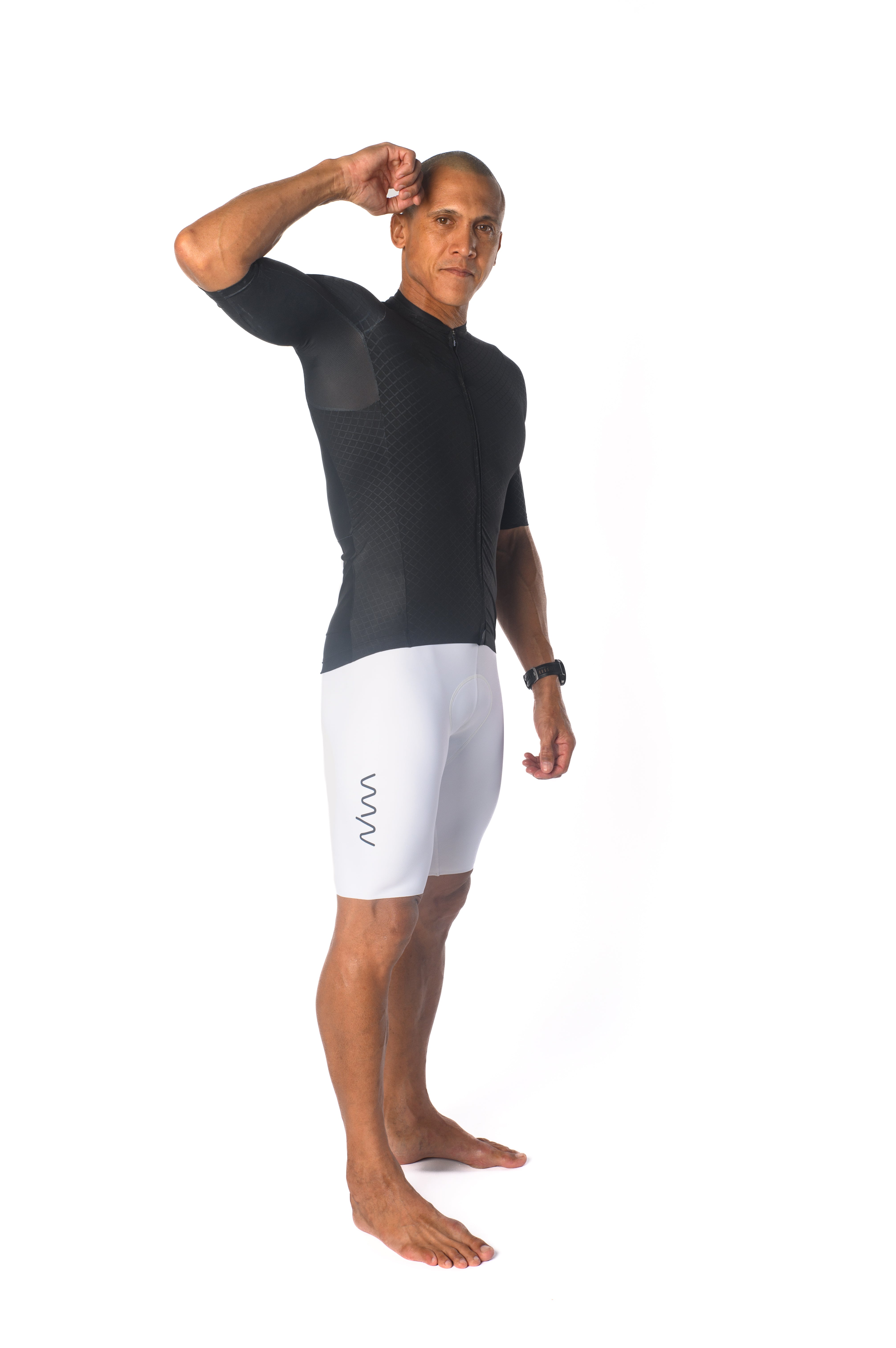 Men's LUCEO Pro Racer Cycling Jersey - Black