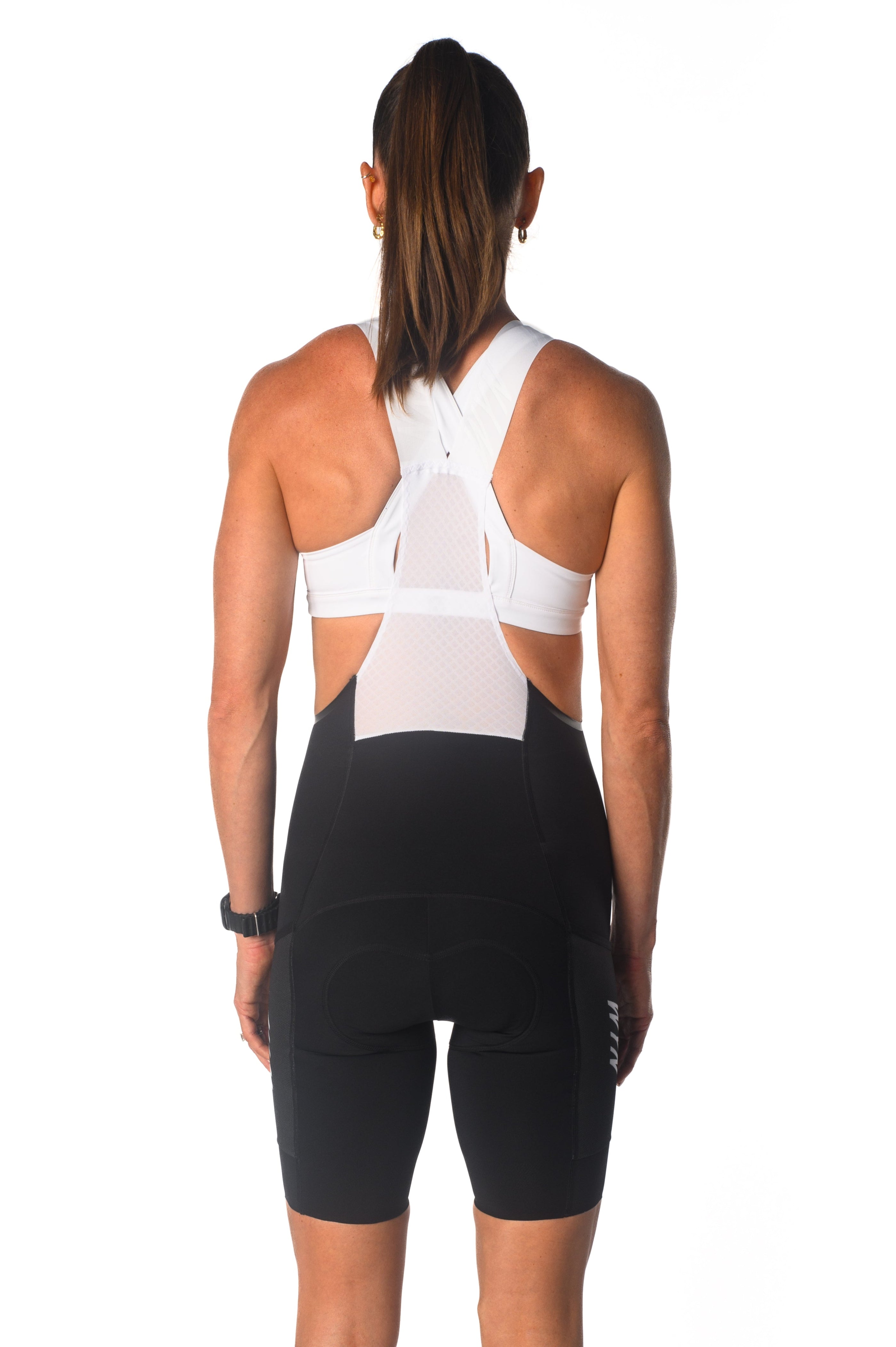 Women's Pannier 2.0 Cycling Bib Shorts - Black