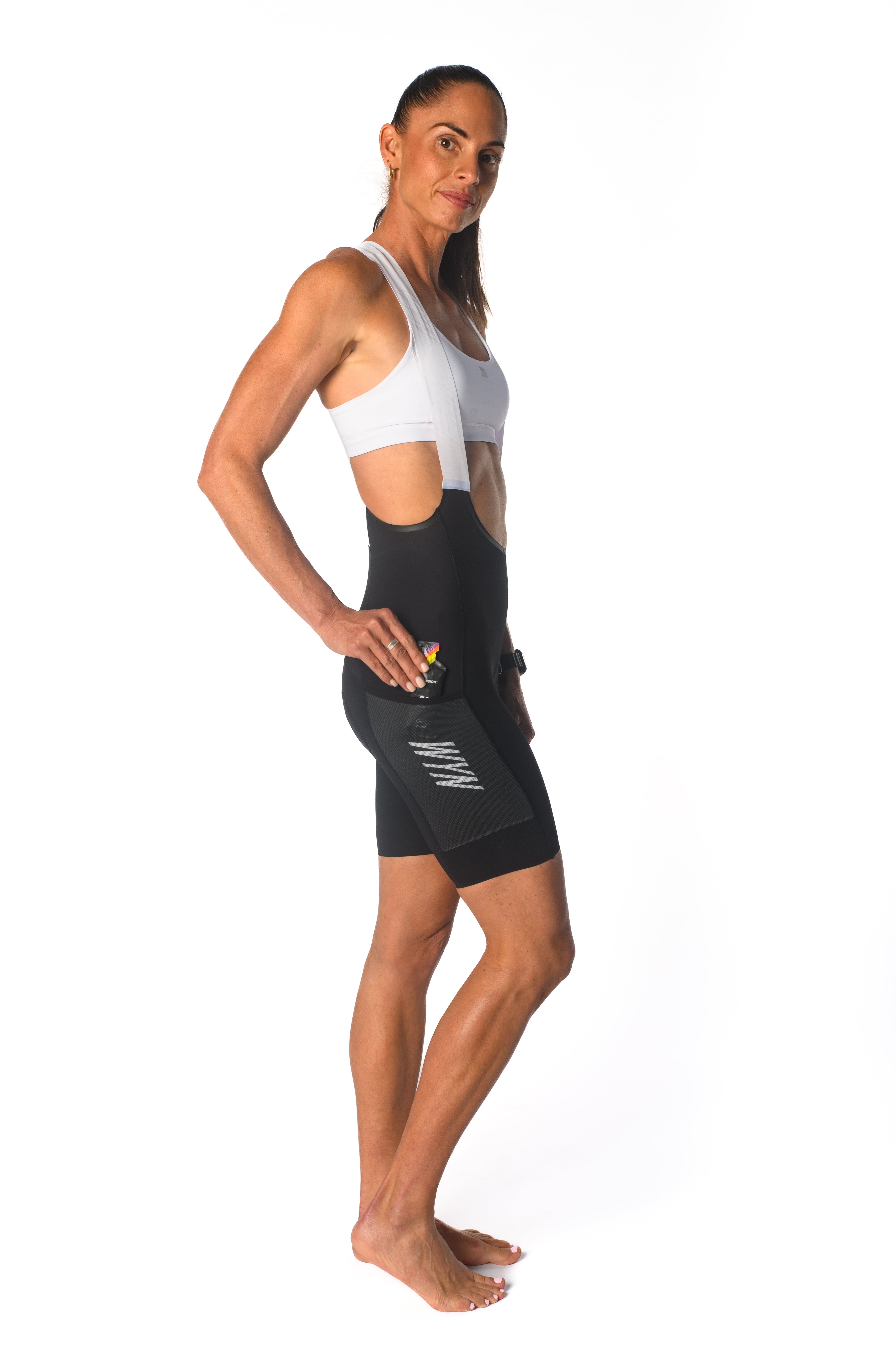 Women's Pannier 2.0 Cycling Bib Shorts - Black