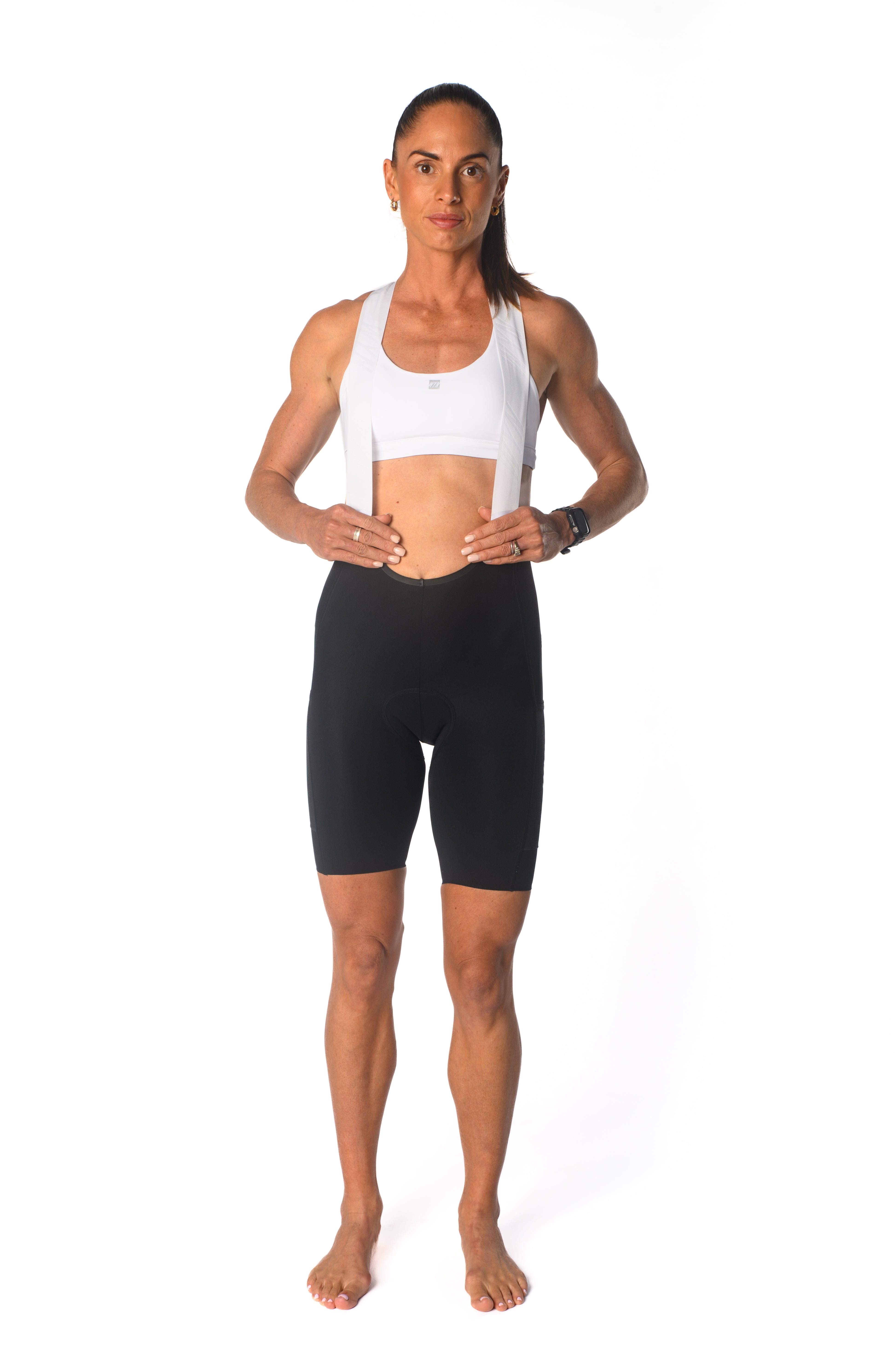 Women's Pannier 2.0 Cycling Bib Shorts - Black