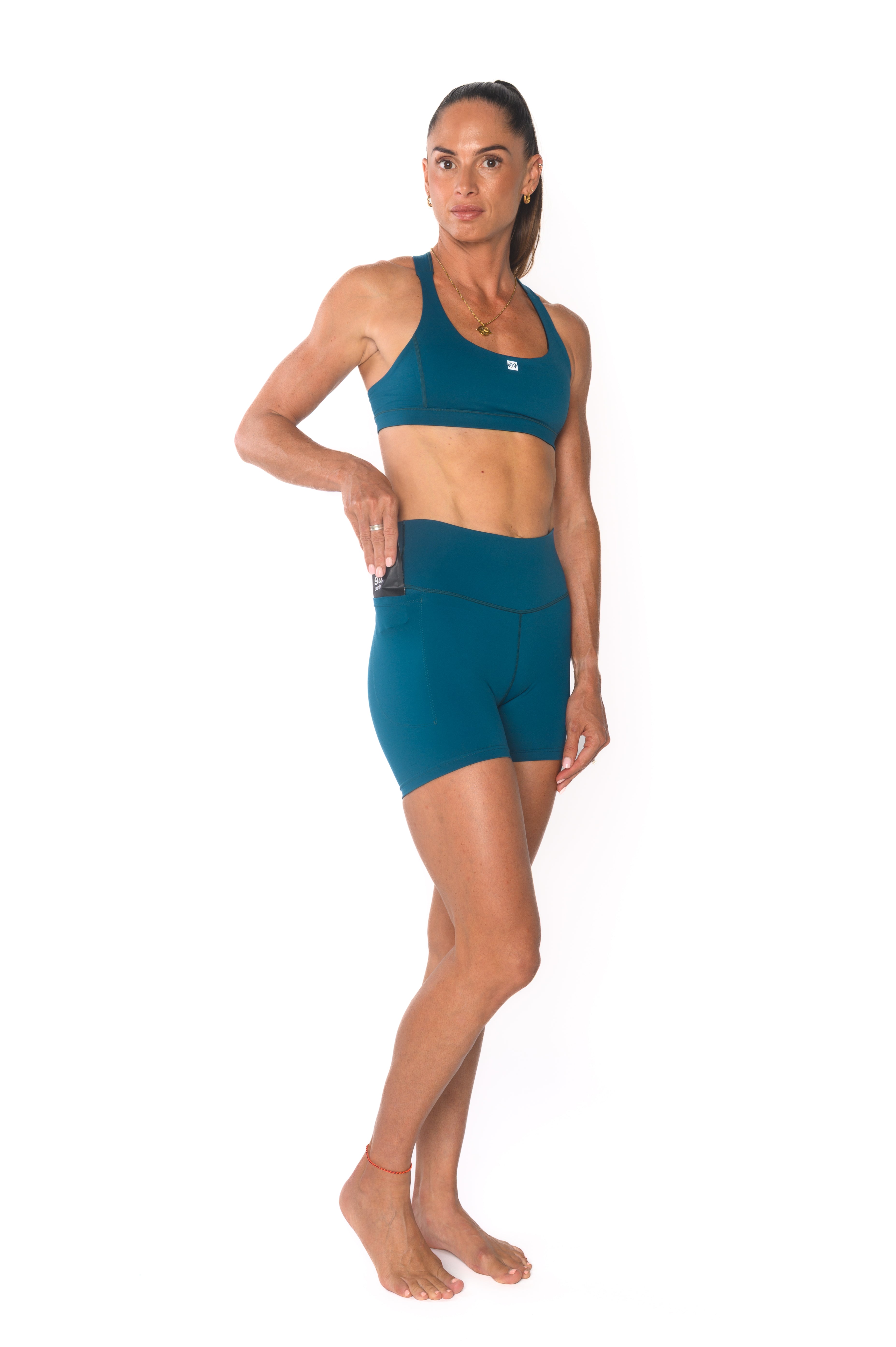Women's Stride Shorts 4" - Jade