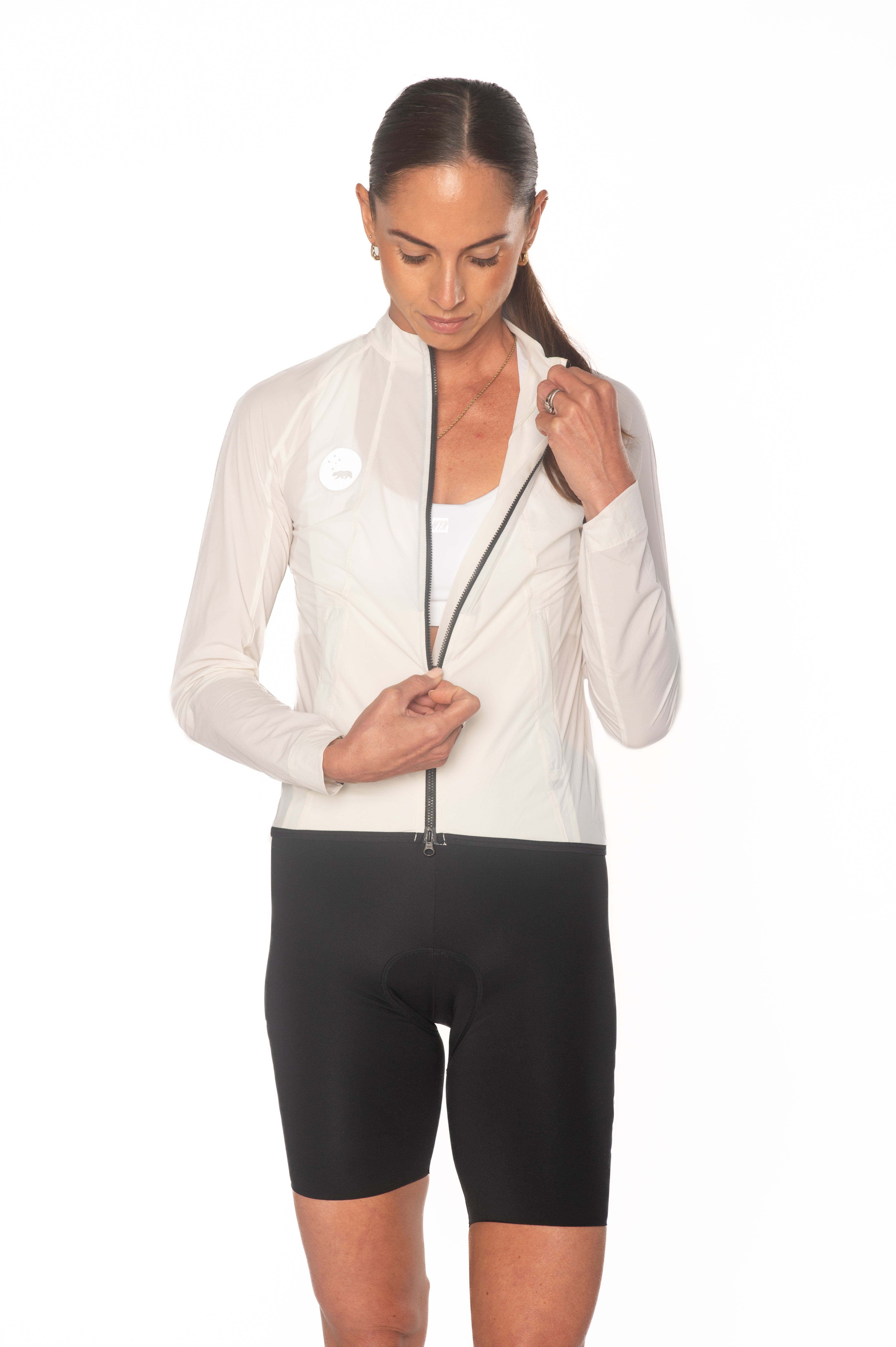 Women's AeroShield Cycling Jacket - White