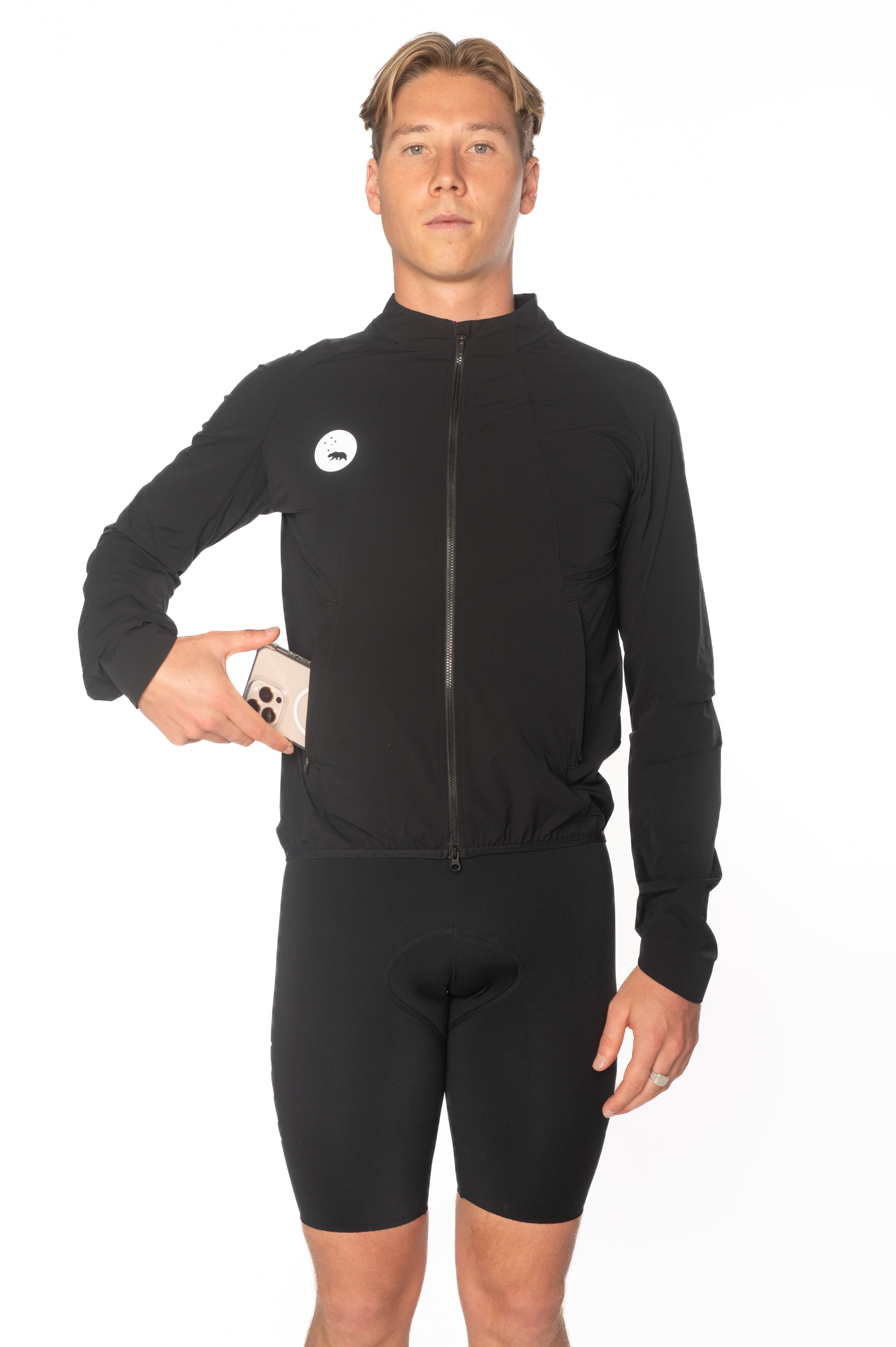 Men's AeroShield Cycling Jacket - Black