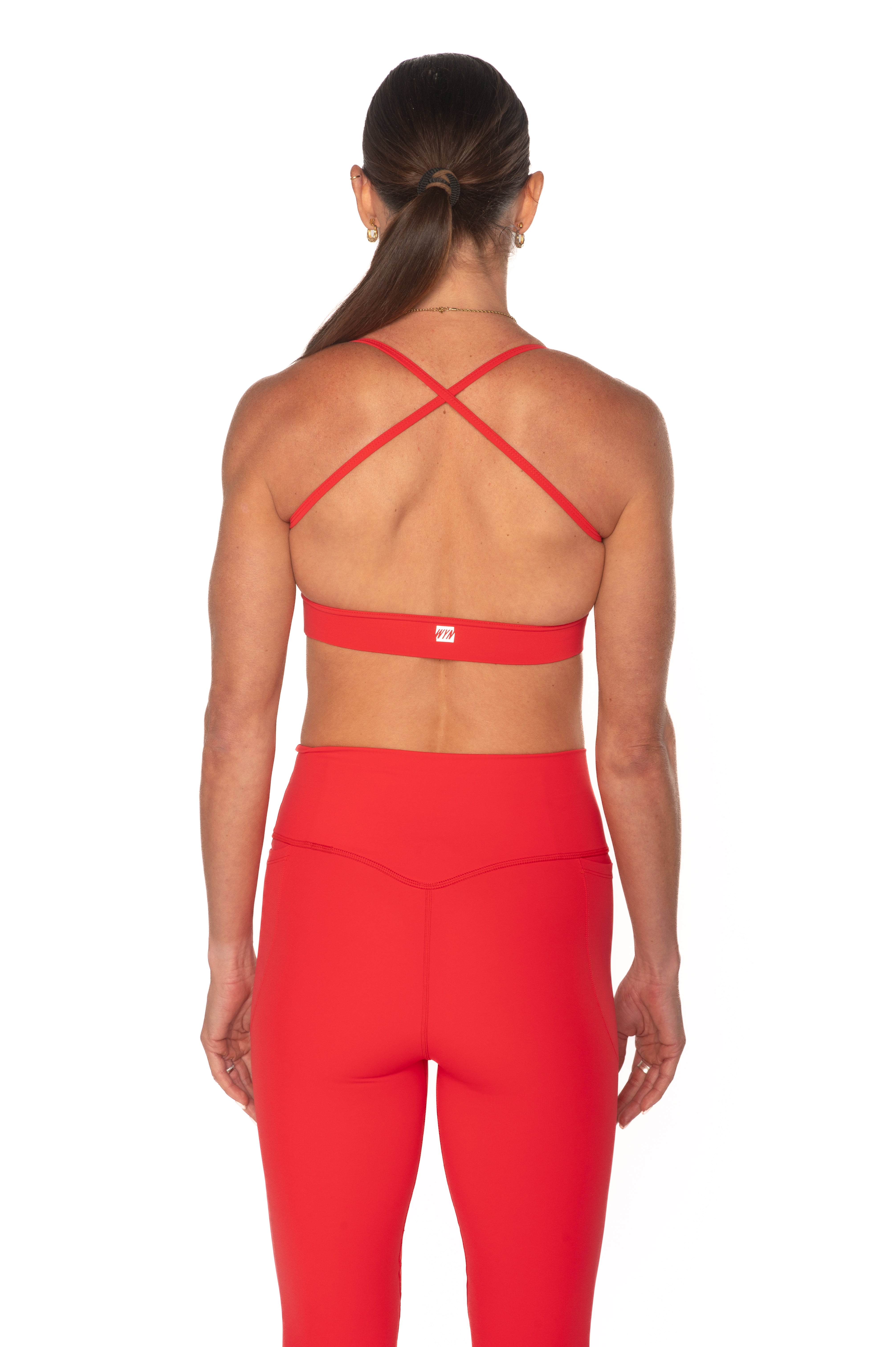 Women's Hybrid Bra - Race Red
