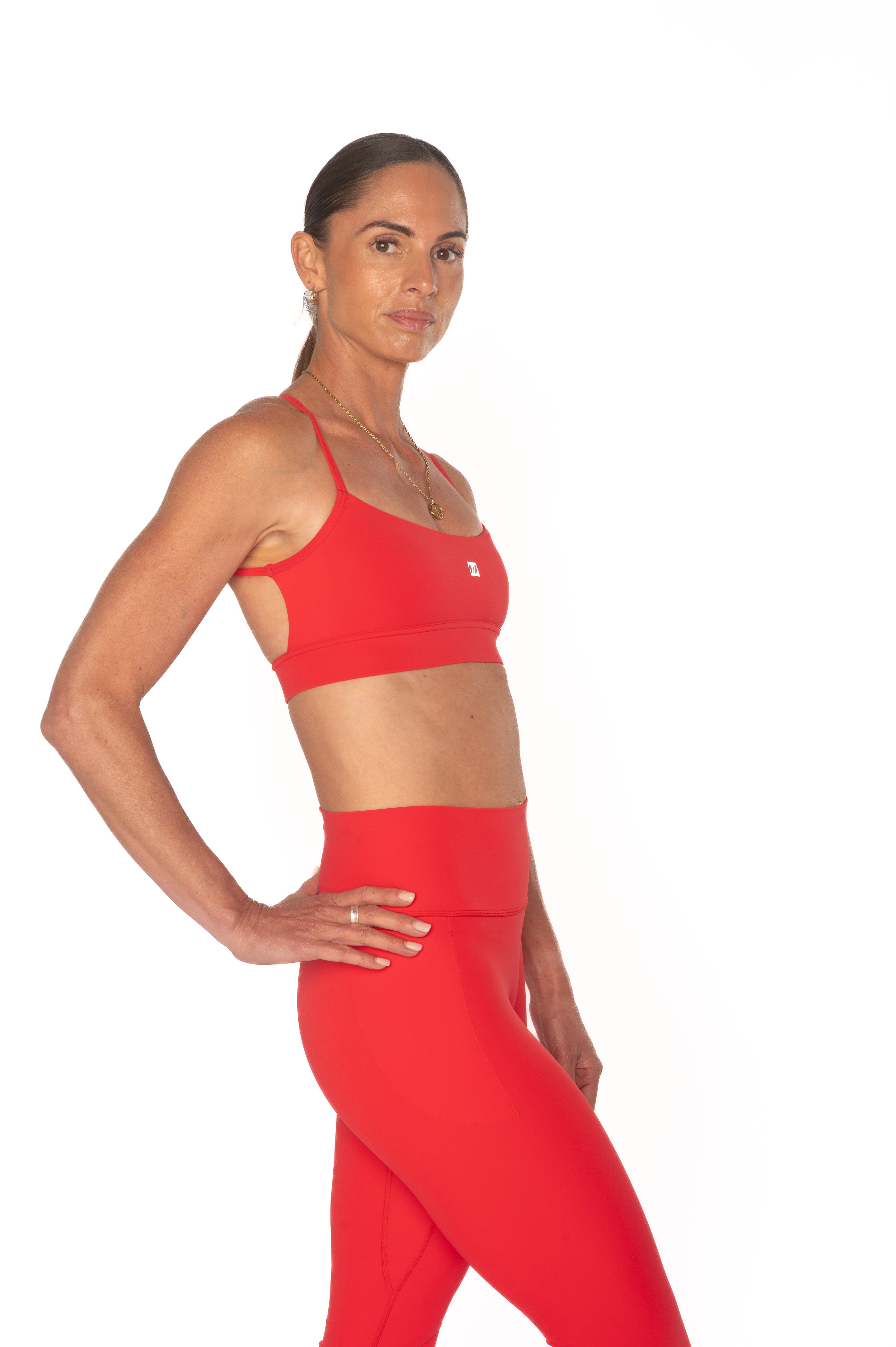 Women's Hybrid Bra - Race Red