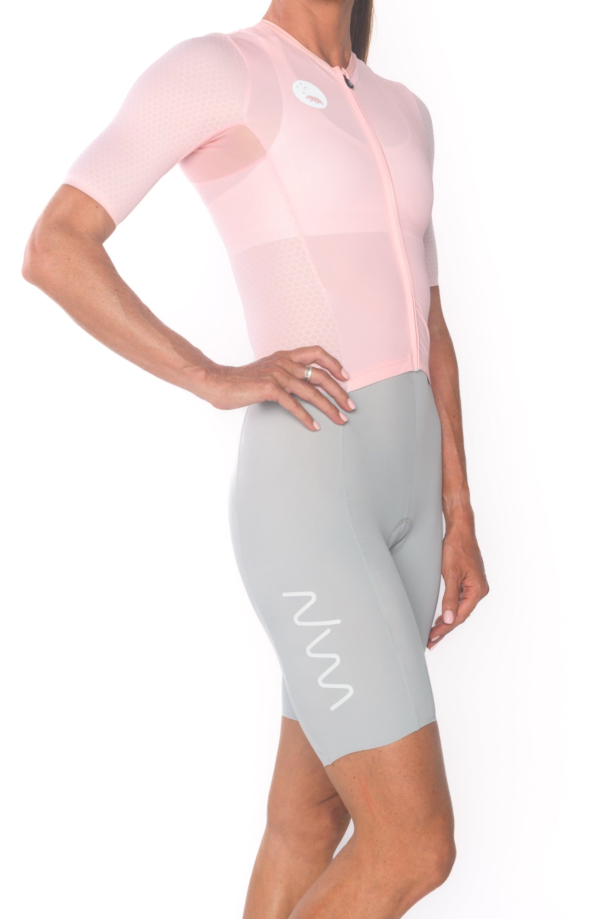 Women's LUCEO+ Aero Tri Suit - Pink/Platinum
