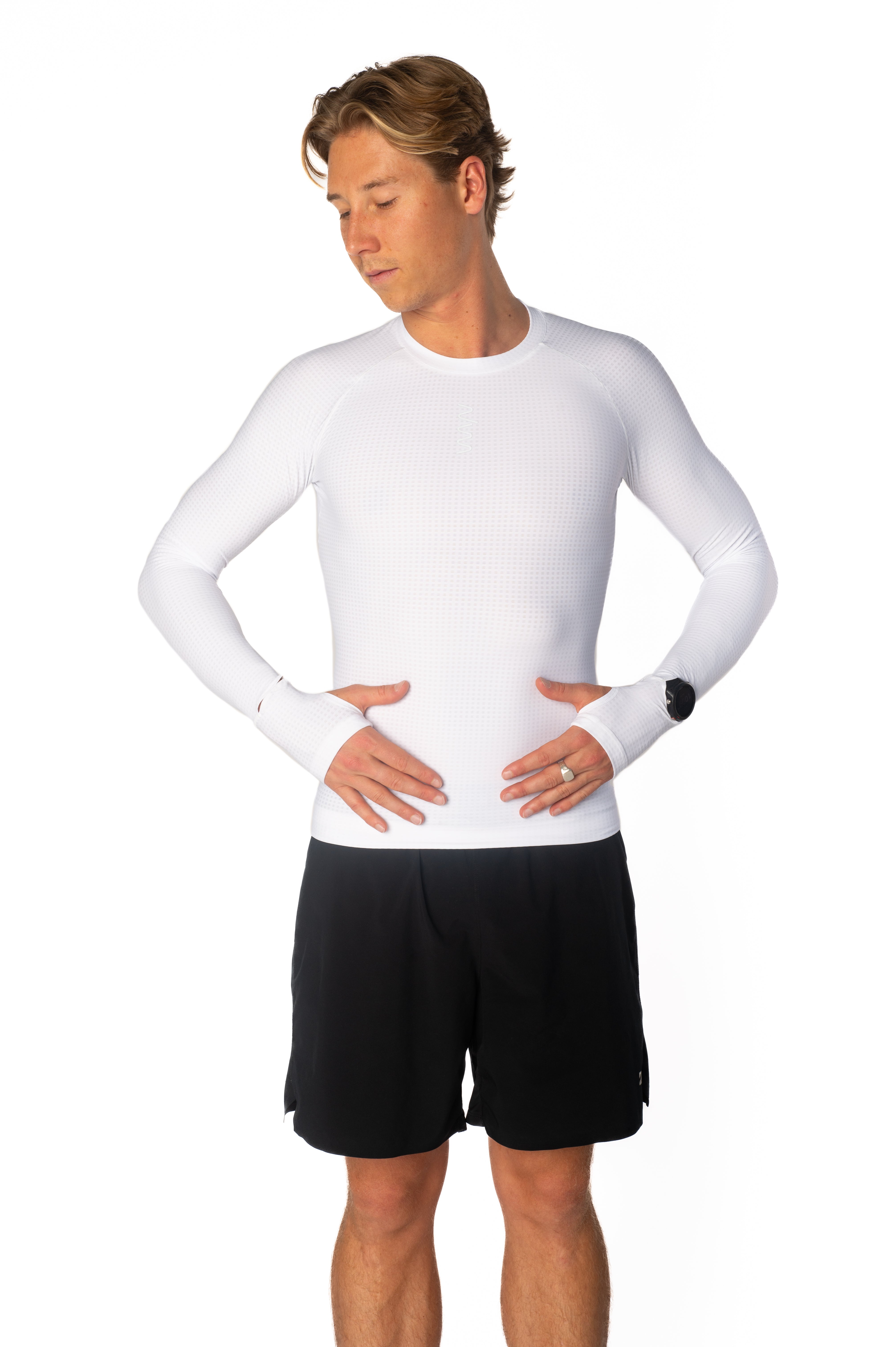 Men's Multi-Sport Base Layer - White