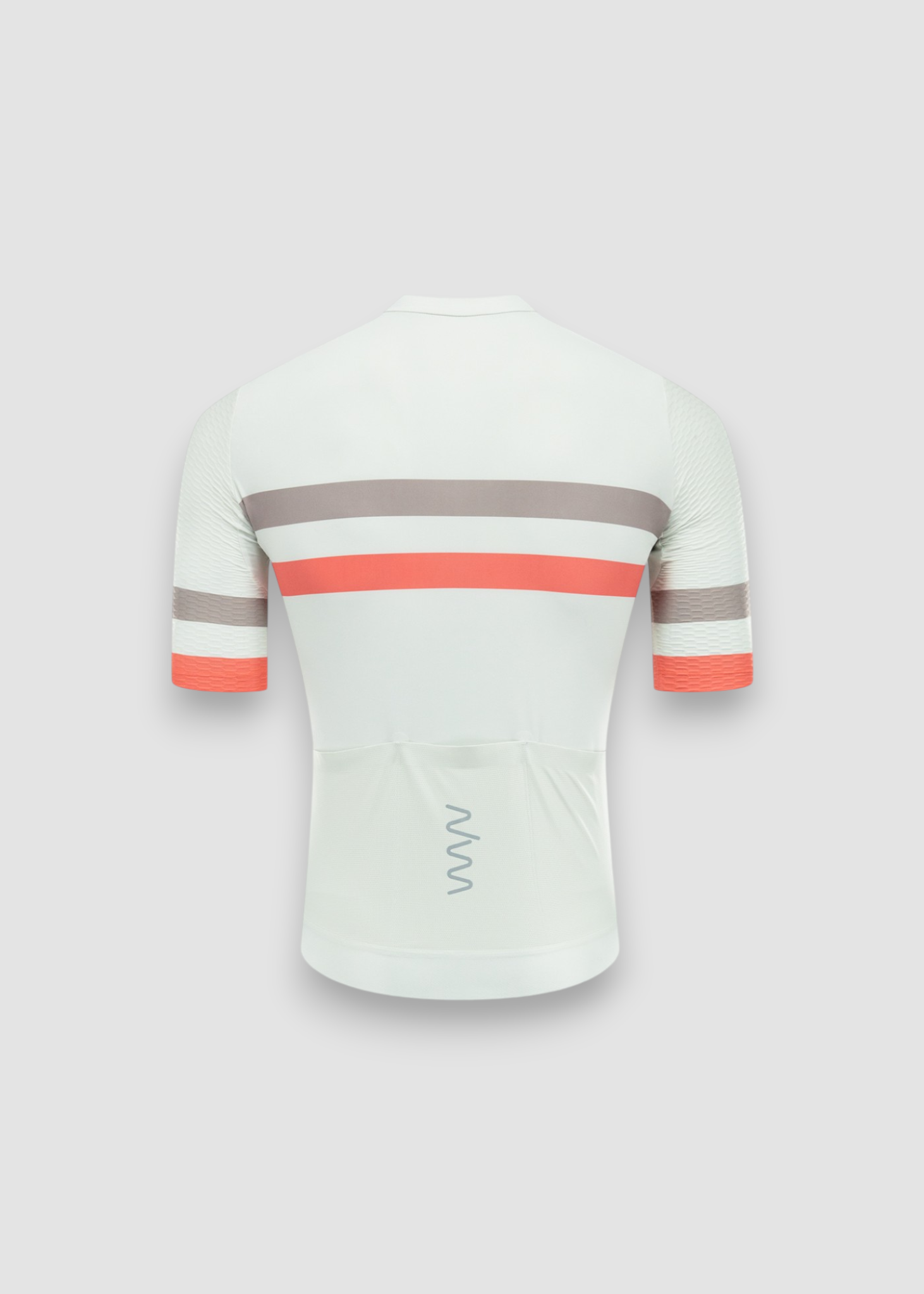 Men's Training Day Cycling Jersey - Ivory/Coral