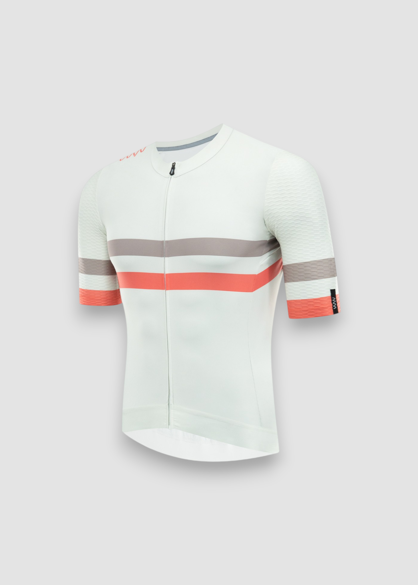 Men's Training Day Cycling Jersey - Ivory/Coral