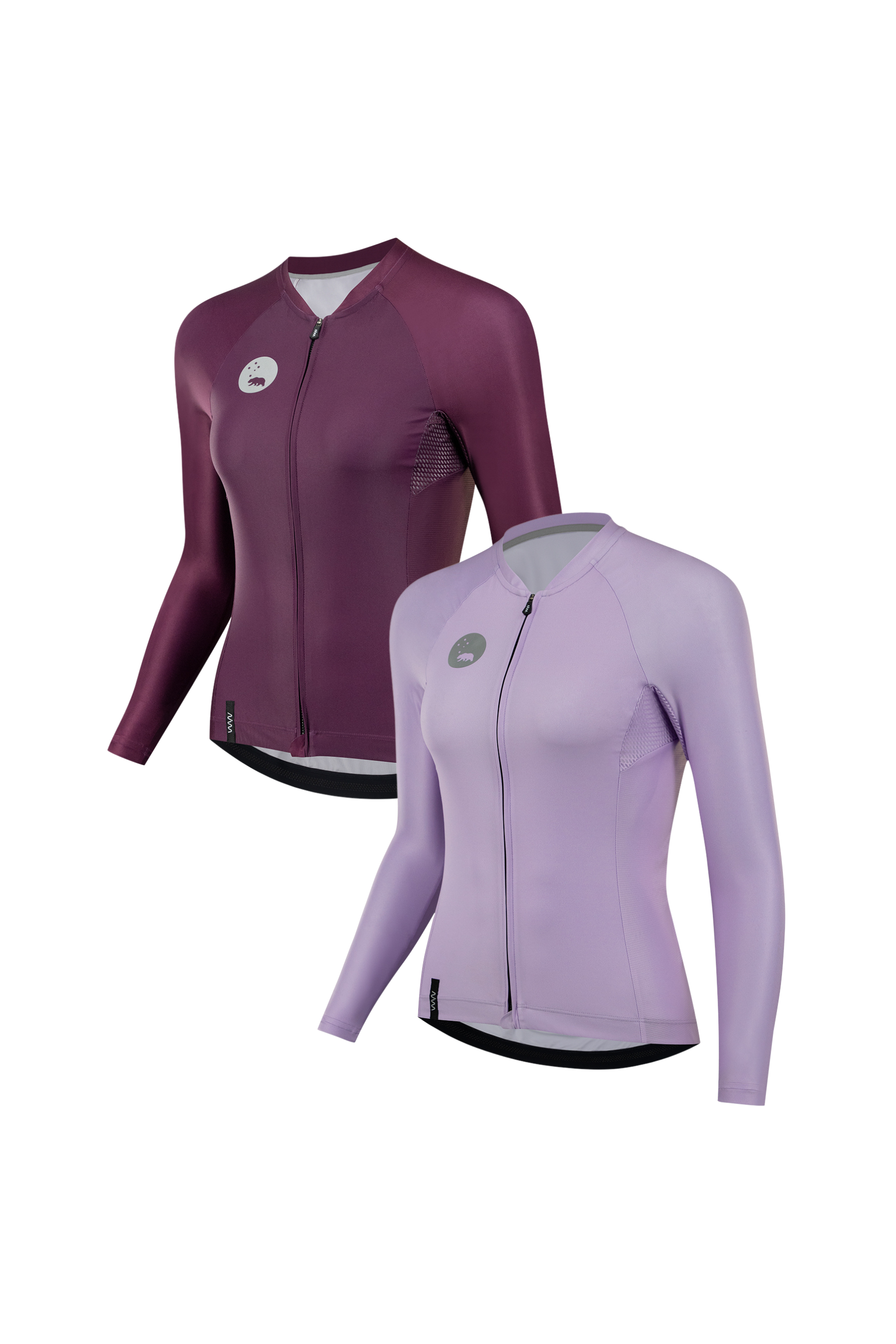 Women's Lightweight Long Sleeve Cycling Jersey: Custom 2 Pack