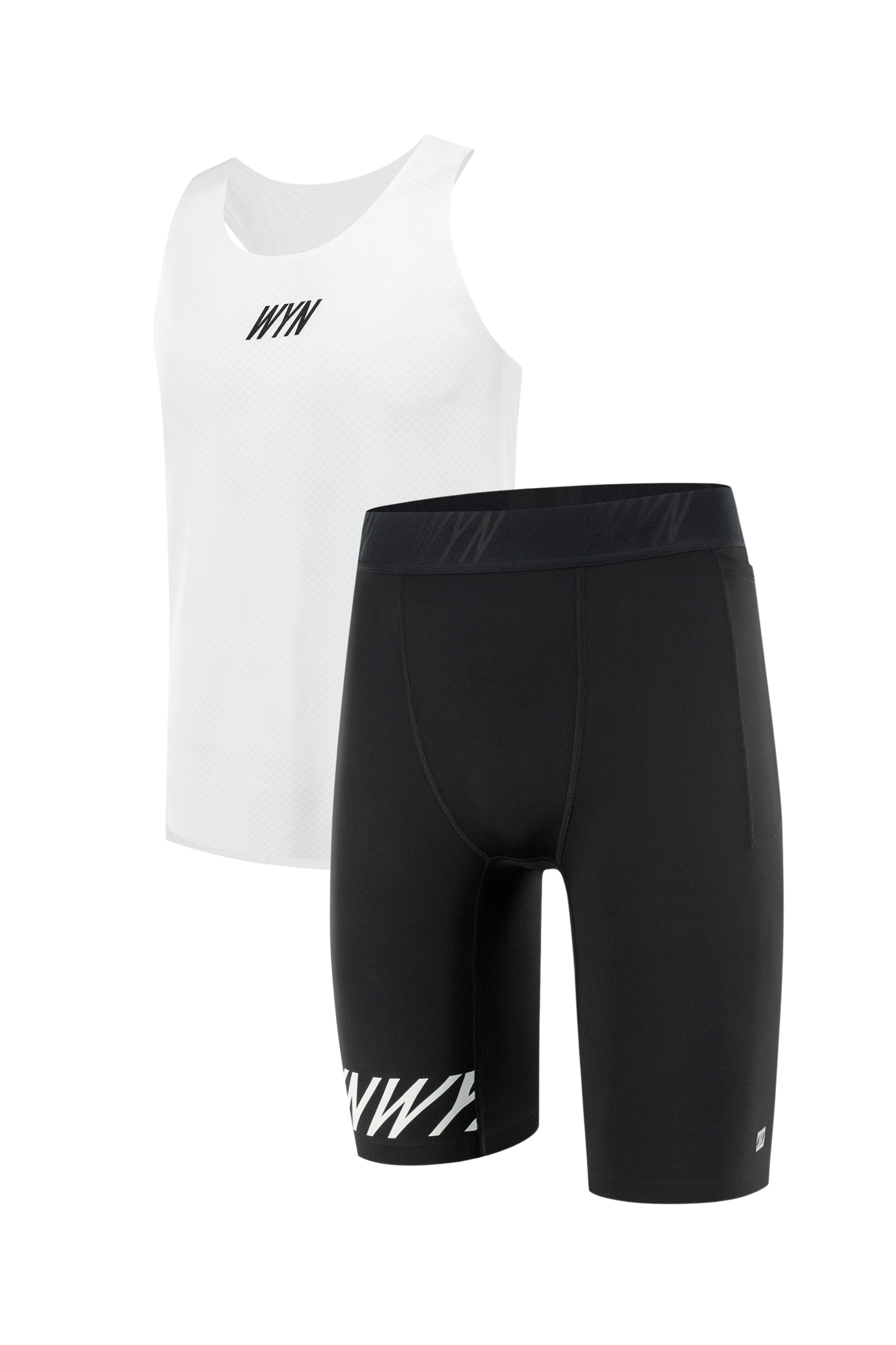 Men's White Club Bundle w/ Run Tights