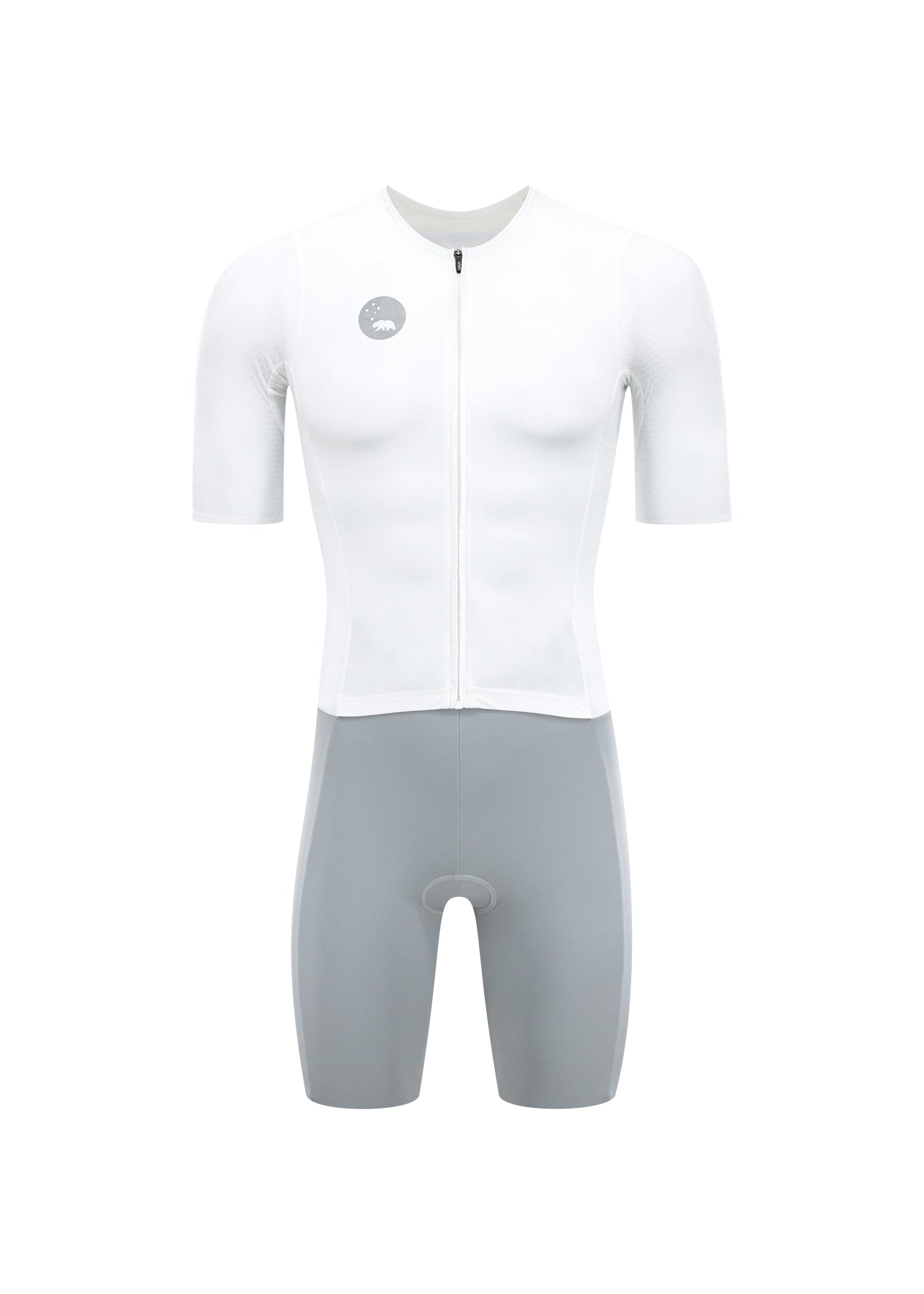 Men's LUCEO+ Aero Tri Suit - White/Platinum