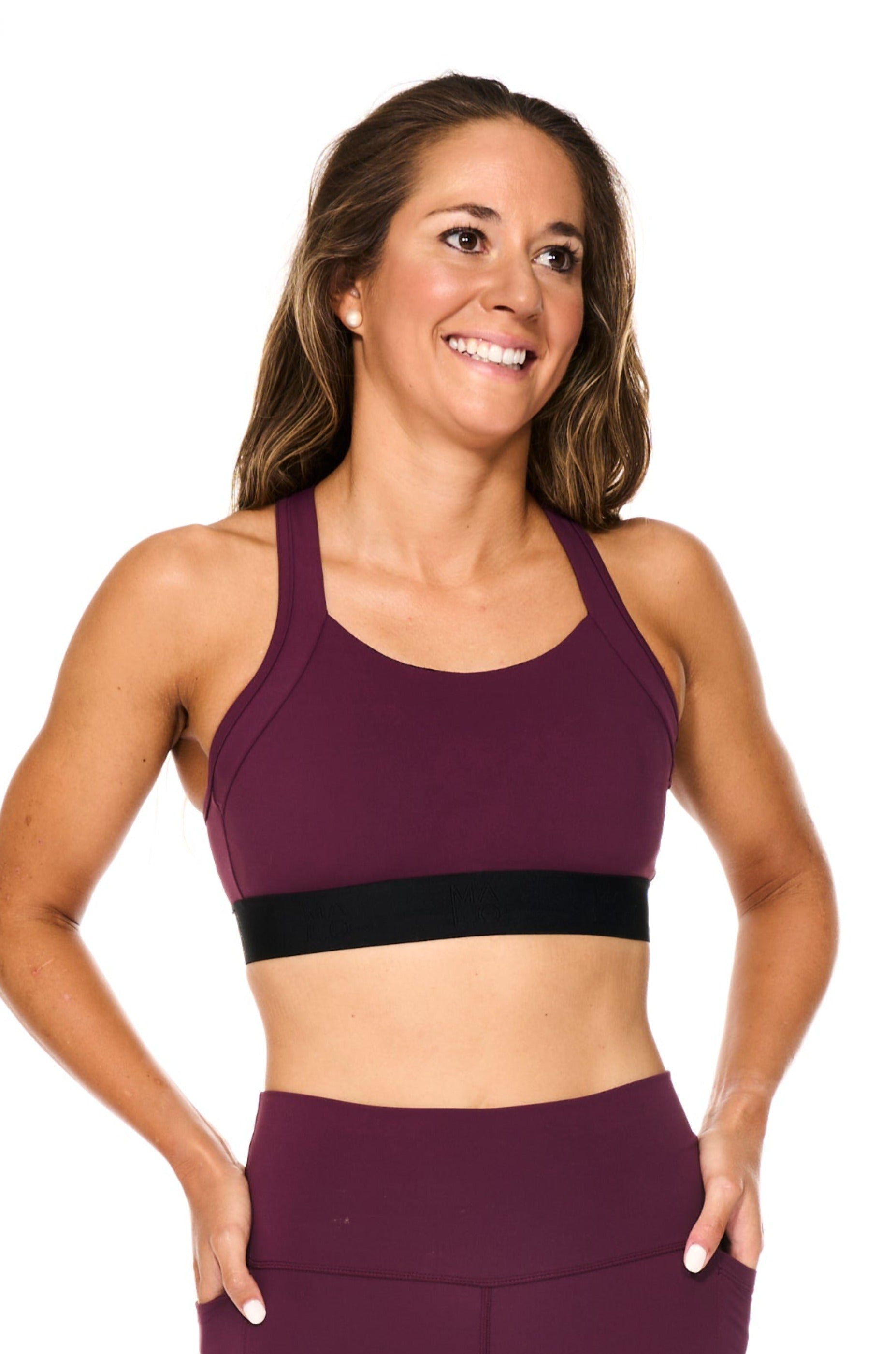 WYN by MALO all sport support high impact bra - shiraz