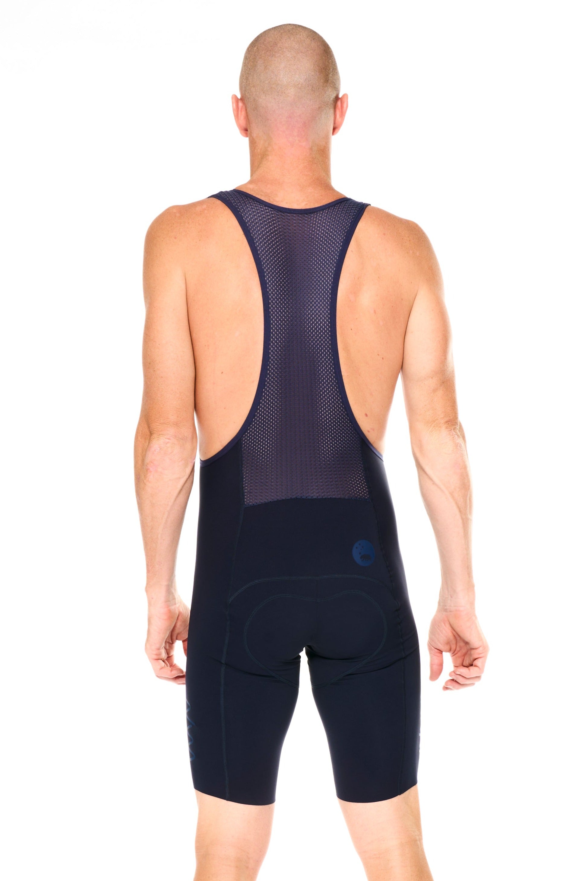 men's velocity 2.0 cycling bib shorts  - matte deep navy