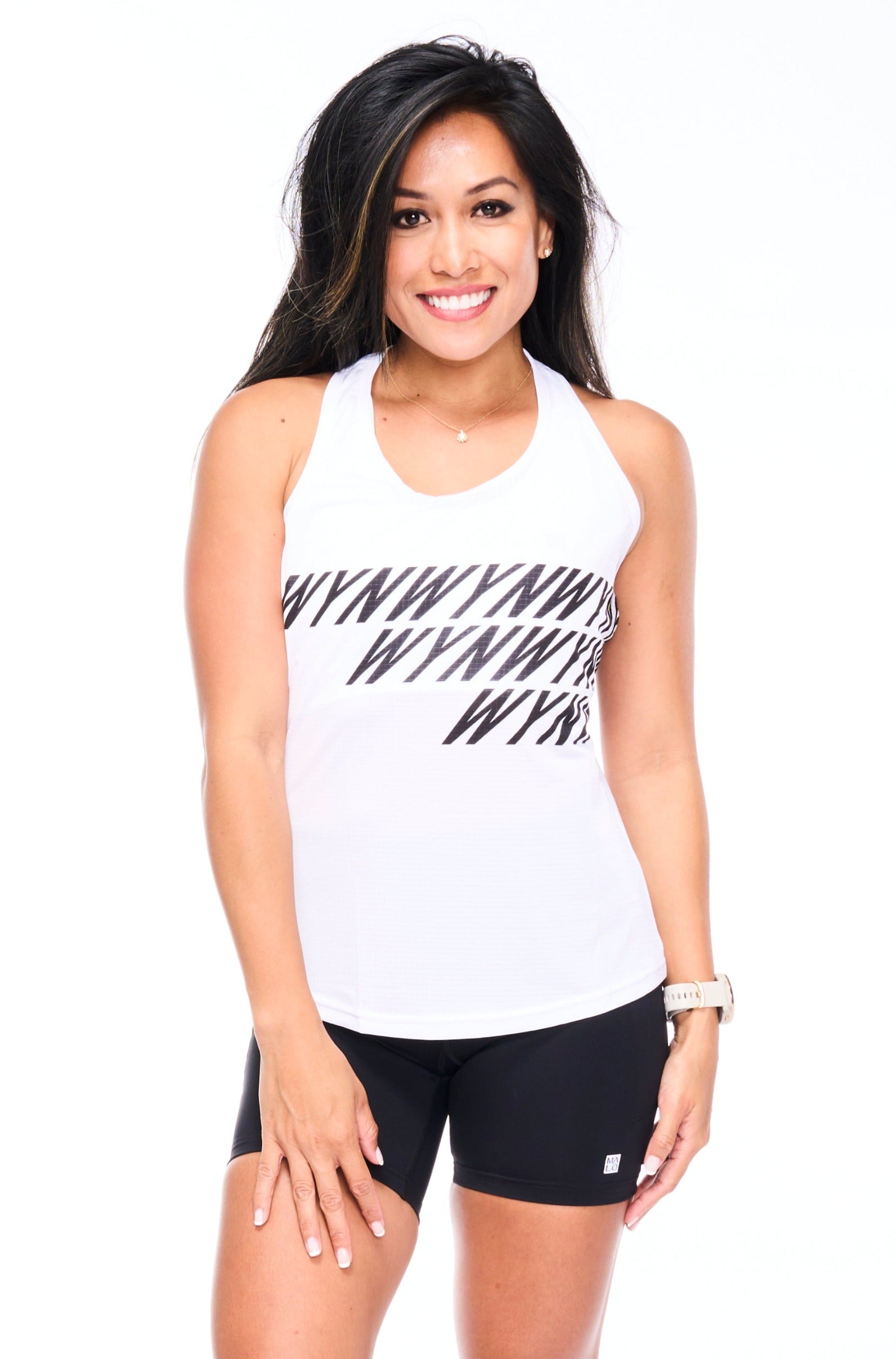 WYN Active Women's Fly Tank - White