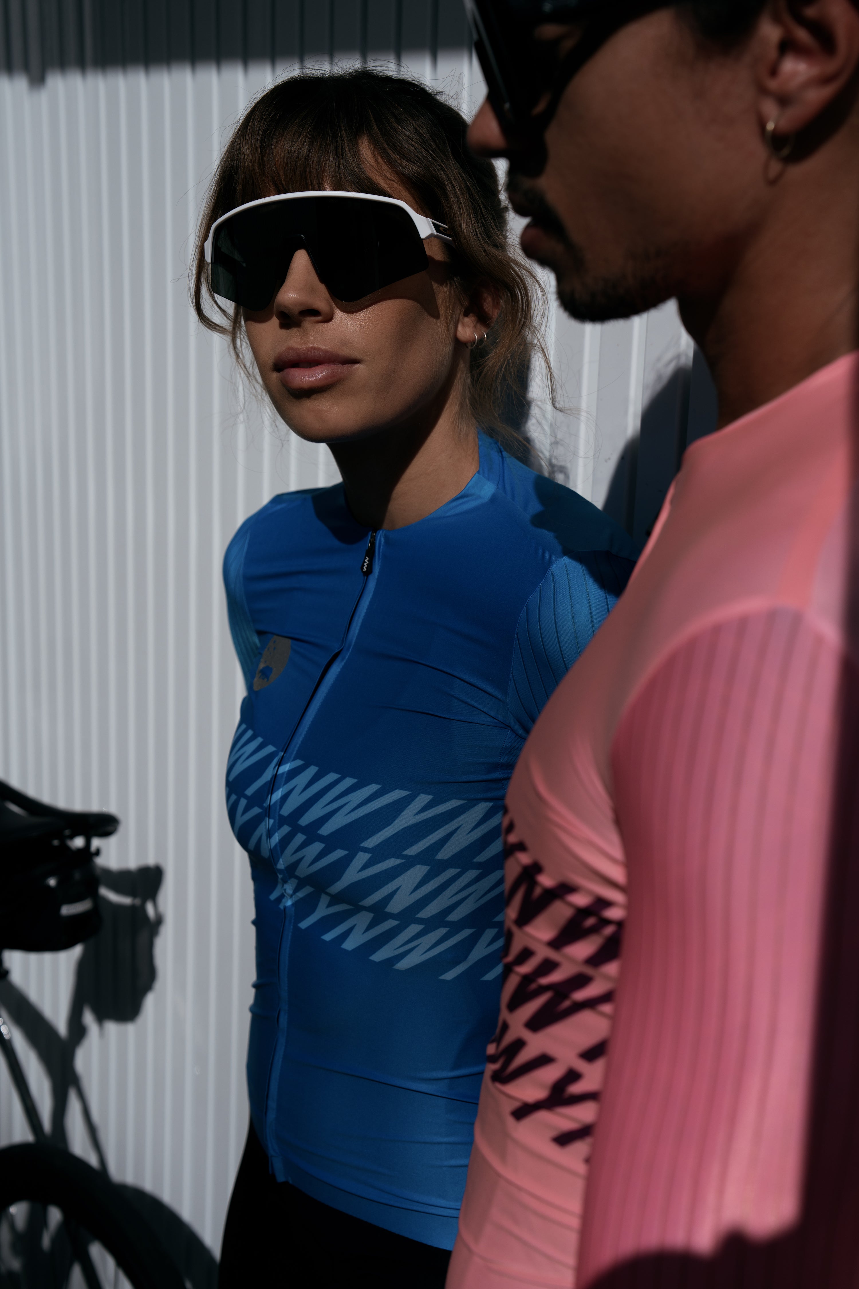 women's volt hi velocity cycling jersey - electric blue