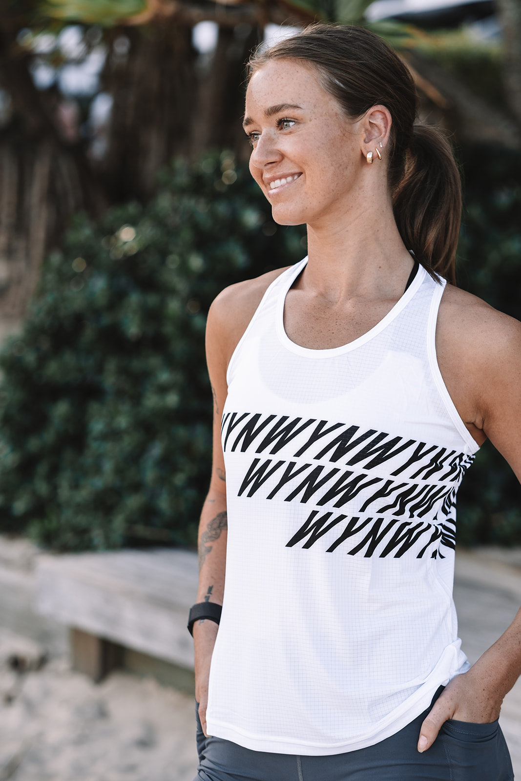 Women's Fly Tank - White