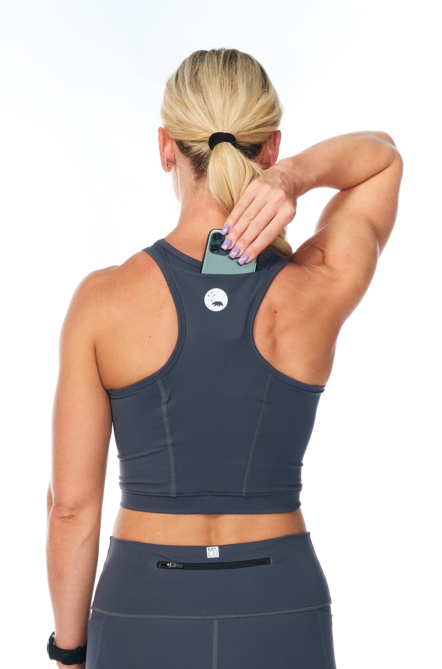 WYN by MALO core crop 2.0 - dusky gray