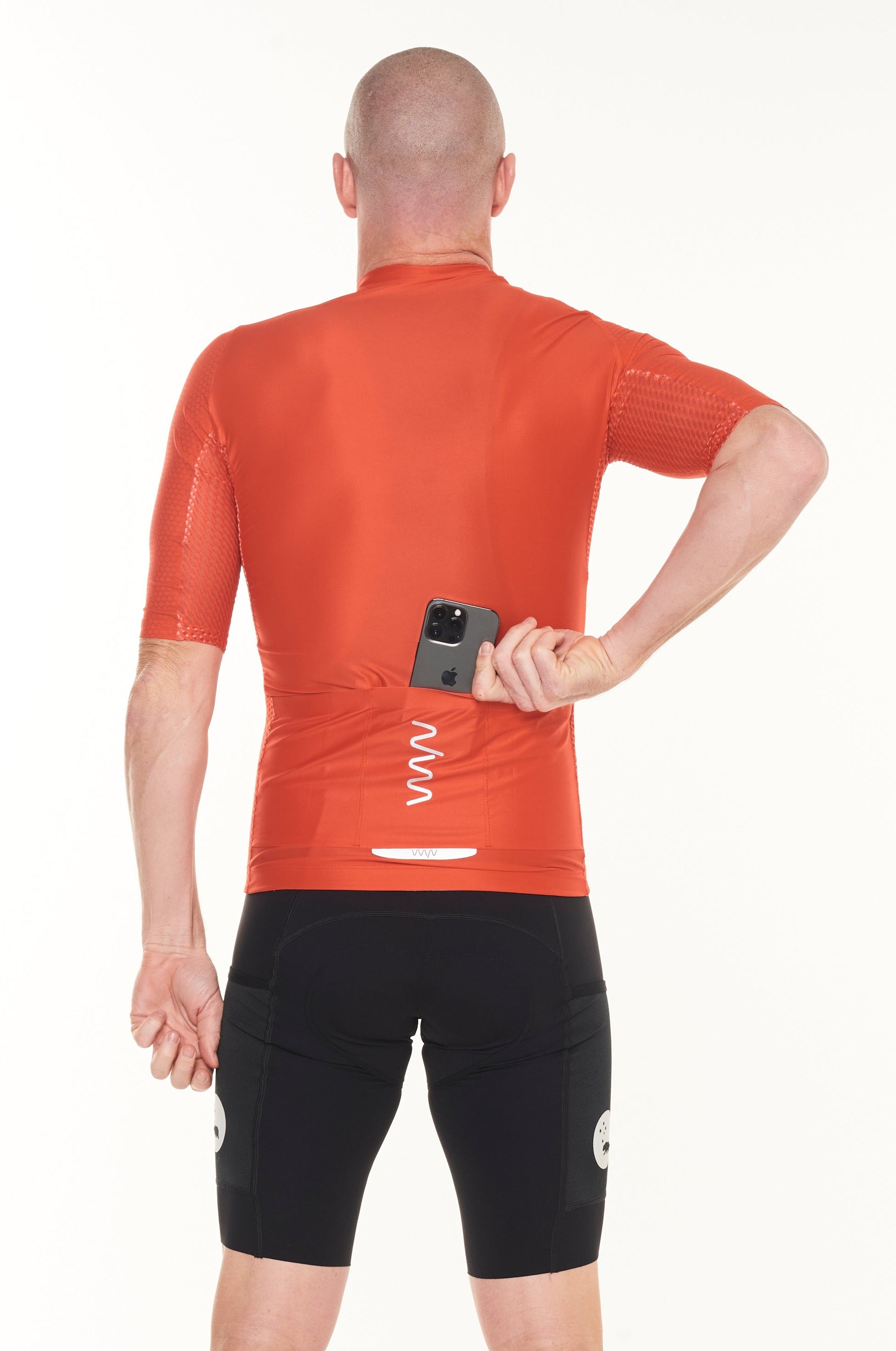 Men's LUCEO Hex Racer Cycling Jersey - Flame