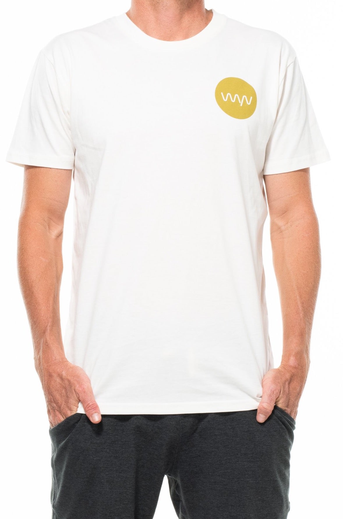 WYN logo tee - natural