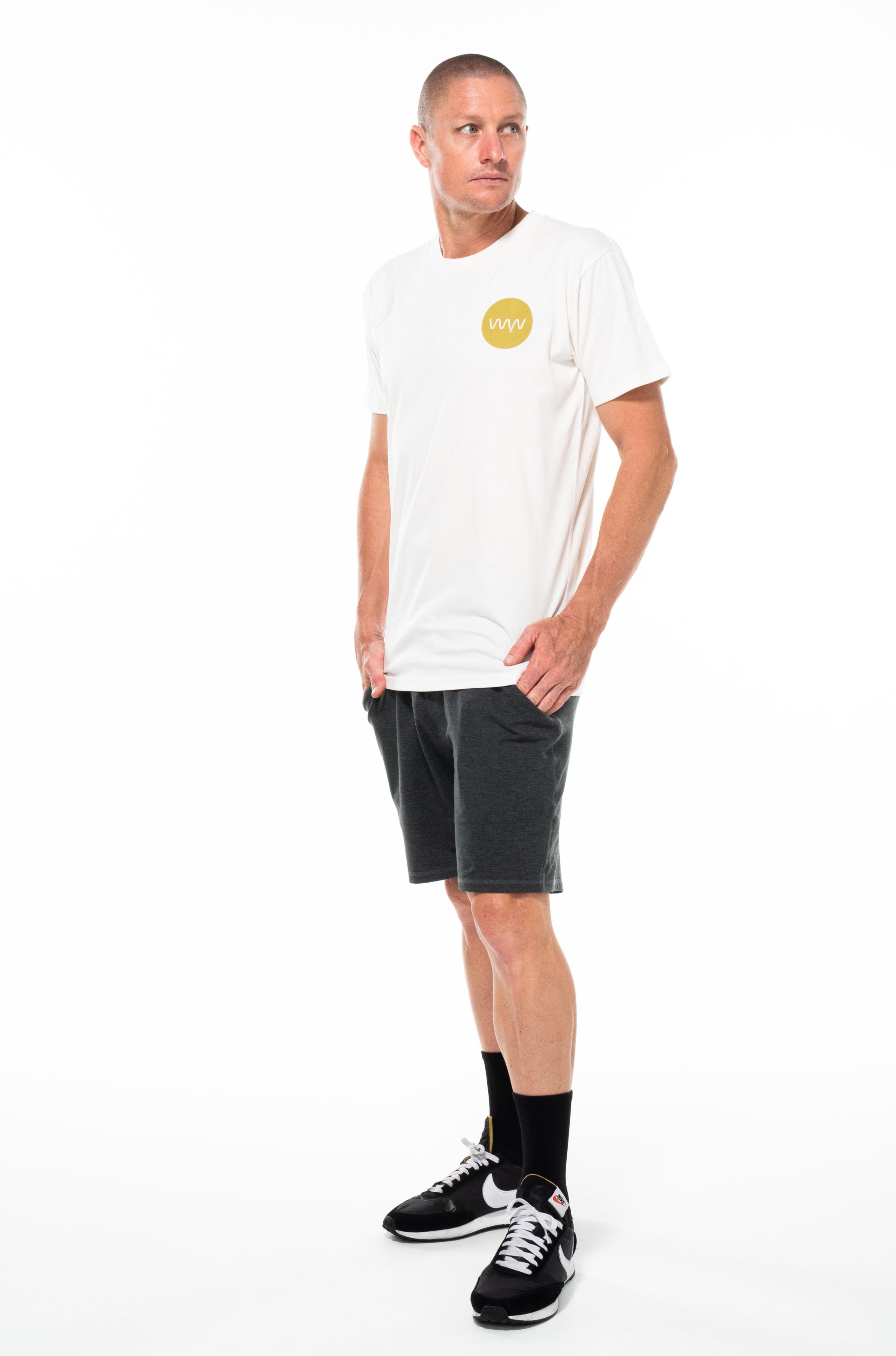 WYN logo tee - natural