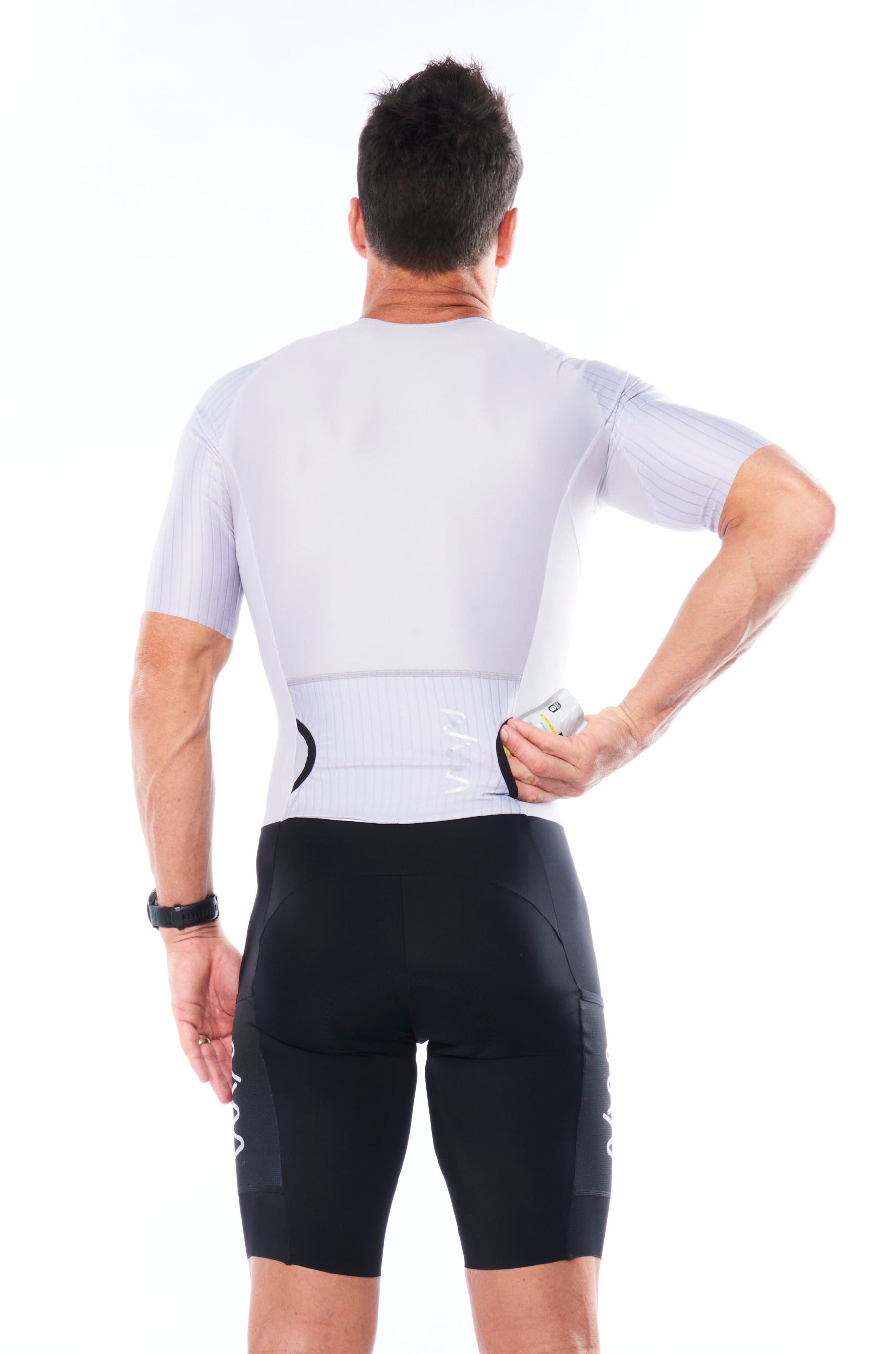 Men's Hi Velocity X Triathlon Suit - Silver