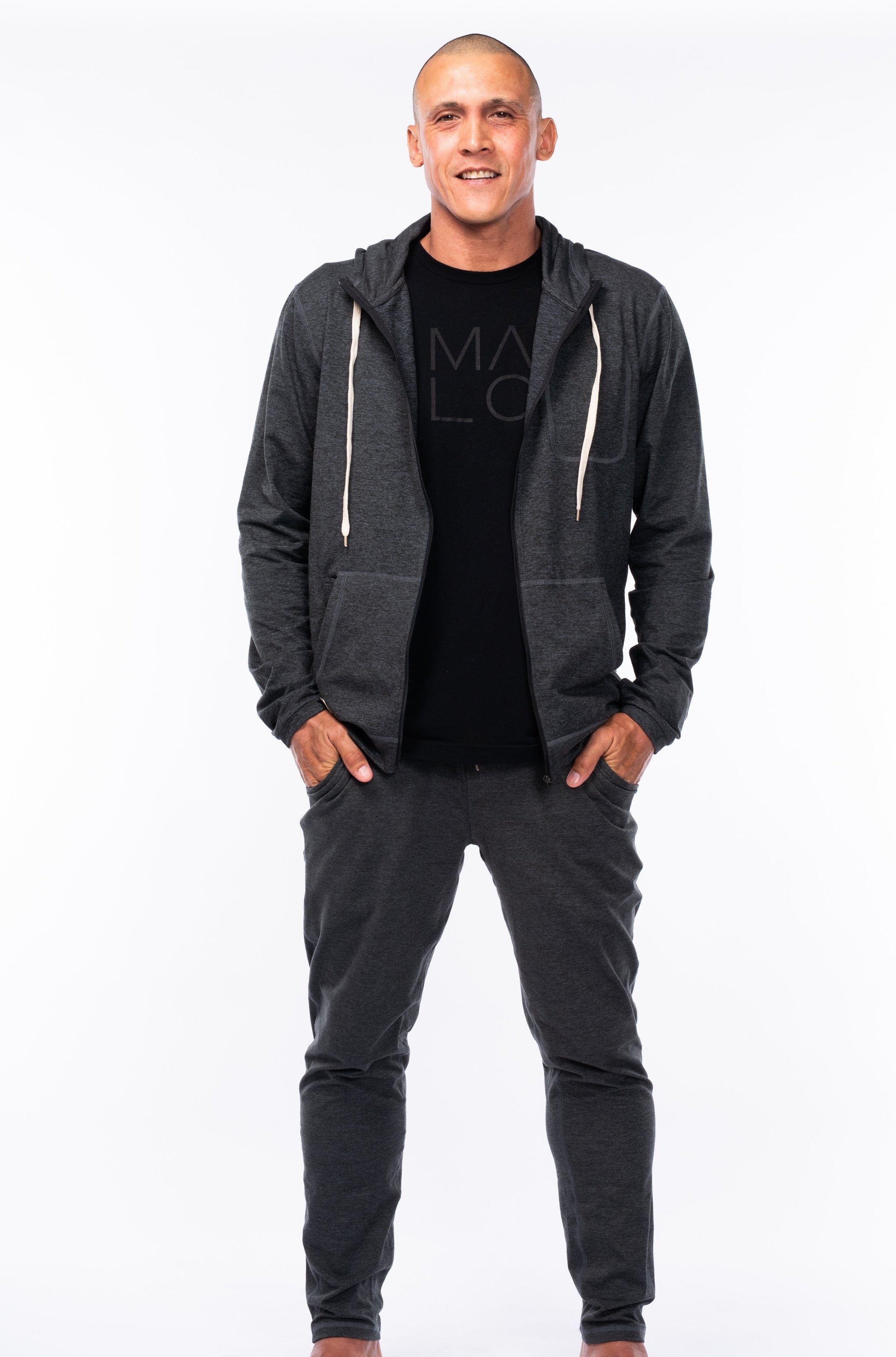 Men's Ultimate Travel Hoodie - Slate Heather