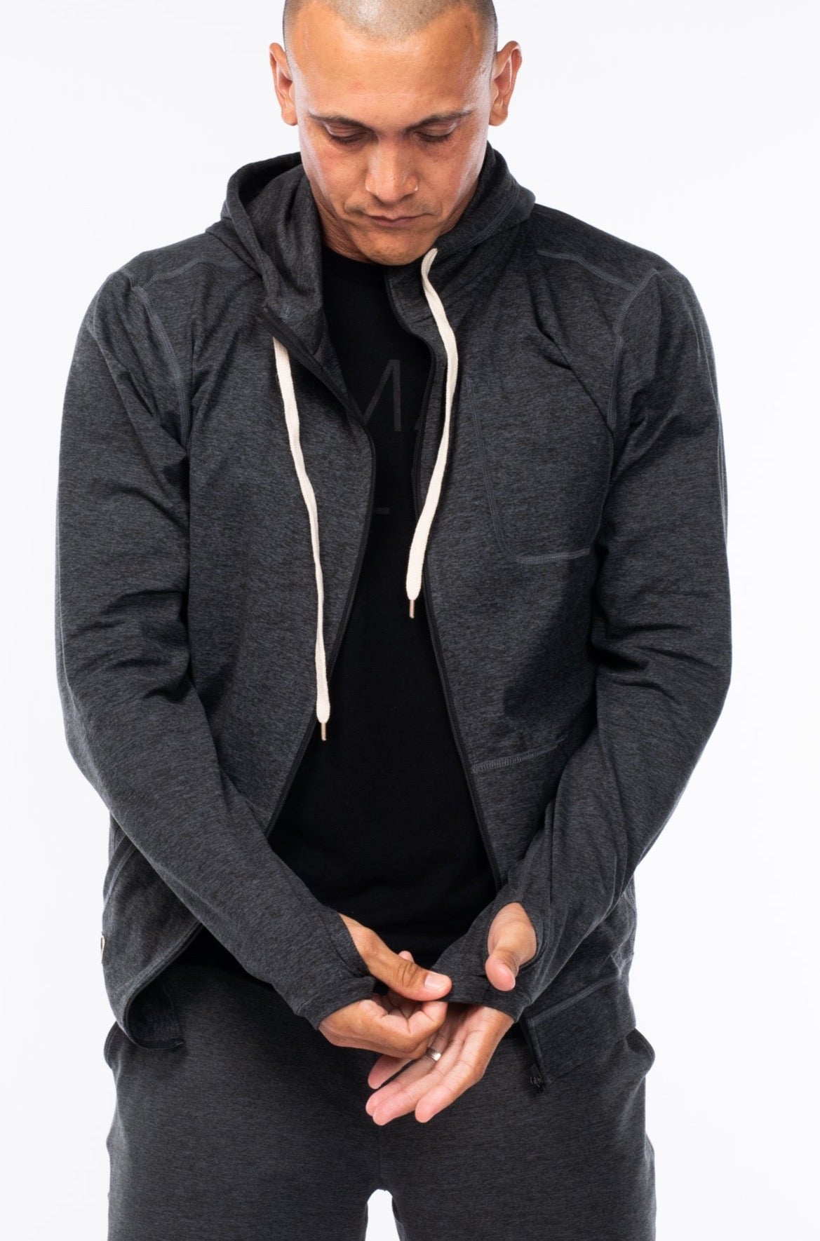Men's Ultimate Travel Hoodie - Slate Heather