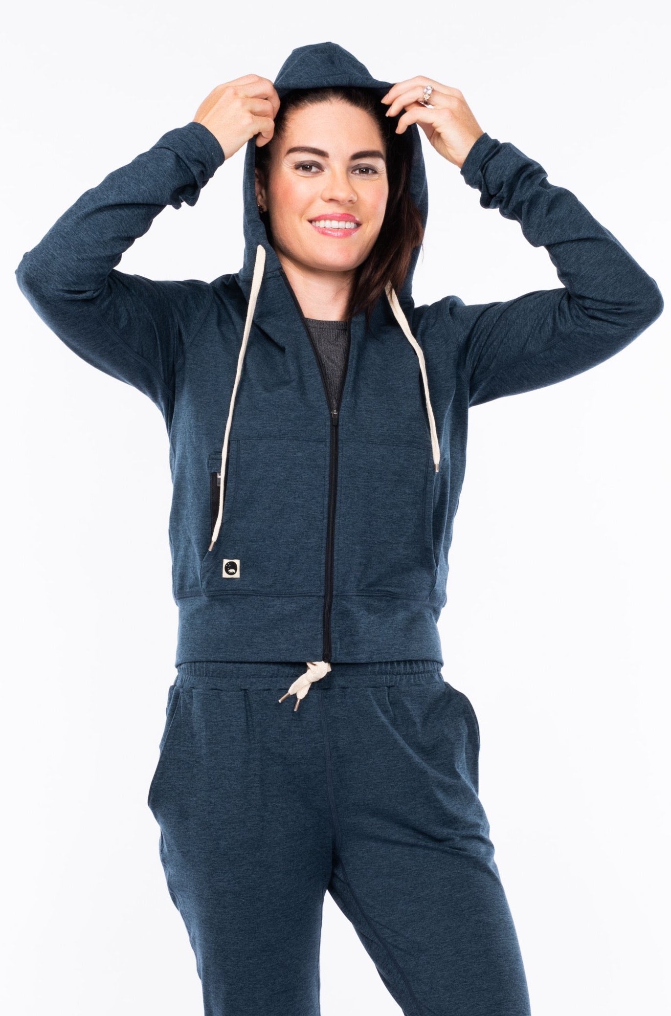Women's Ultimate Travel Hoodie - Indigo Heather