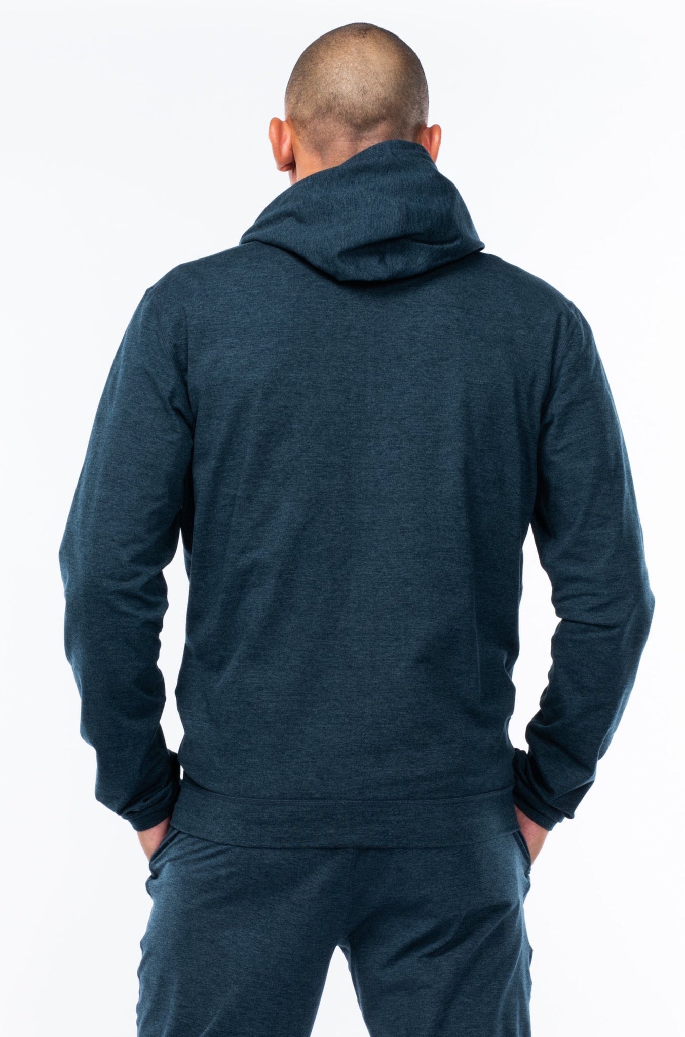 Men's Ultimate Travel Hoodie - Indigo Heather