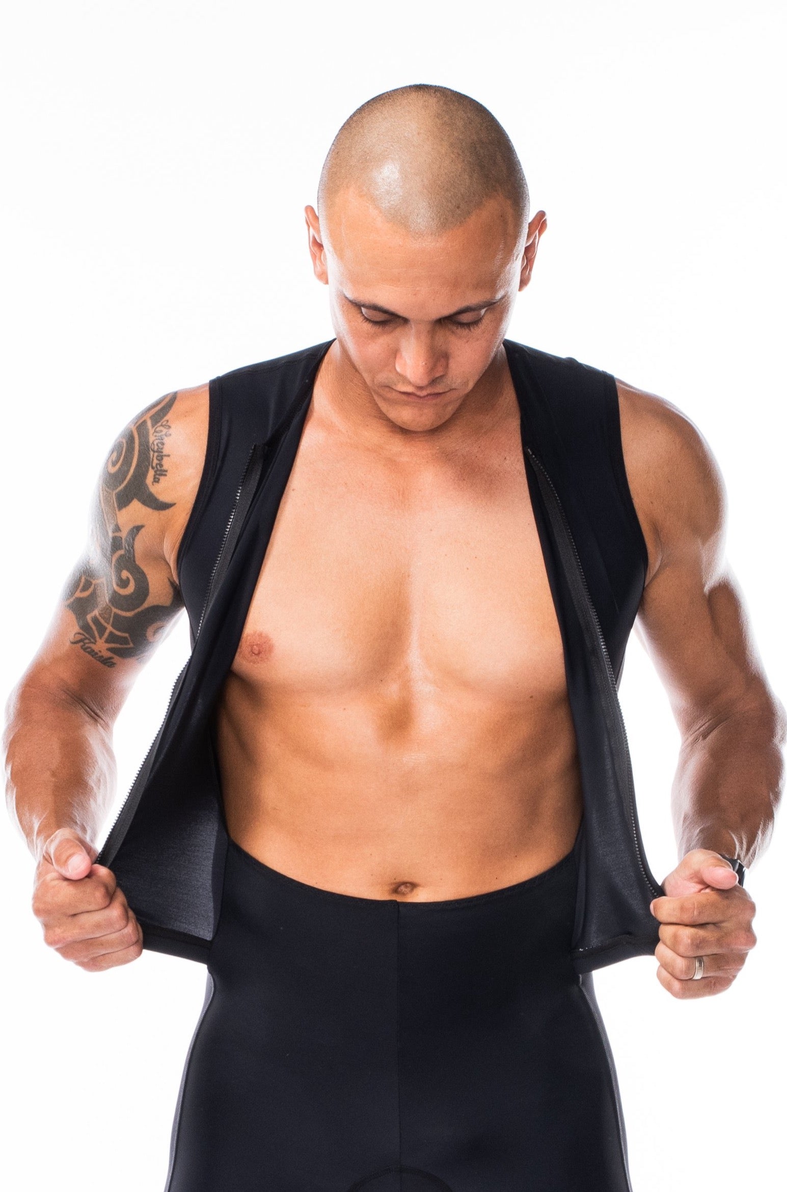 Men's Velocity Sleeveless Tri Suit - Black