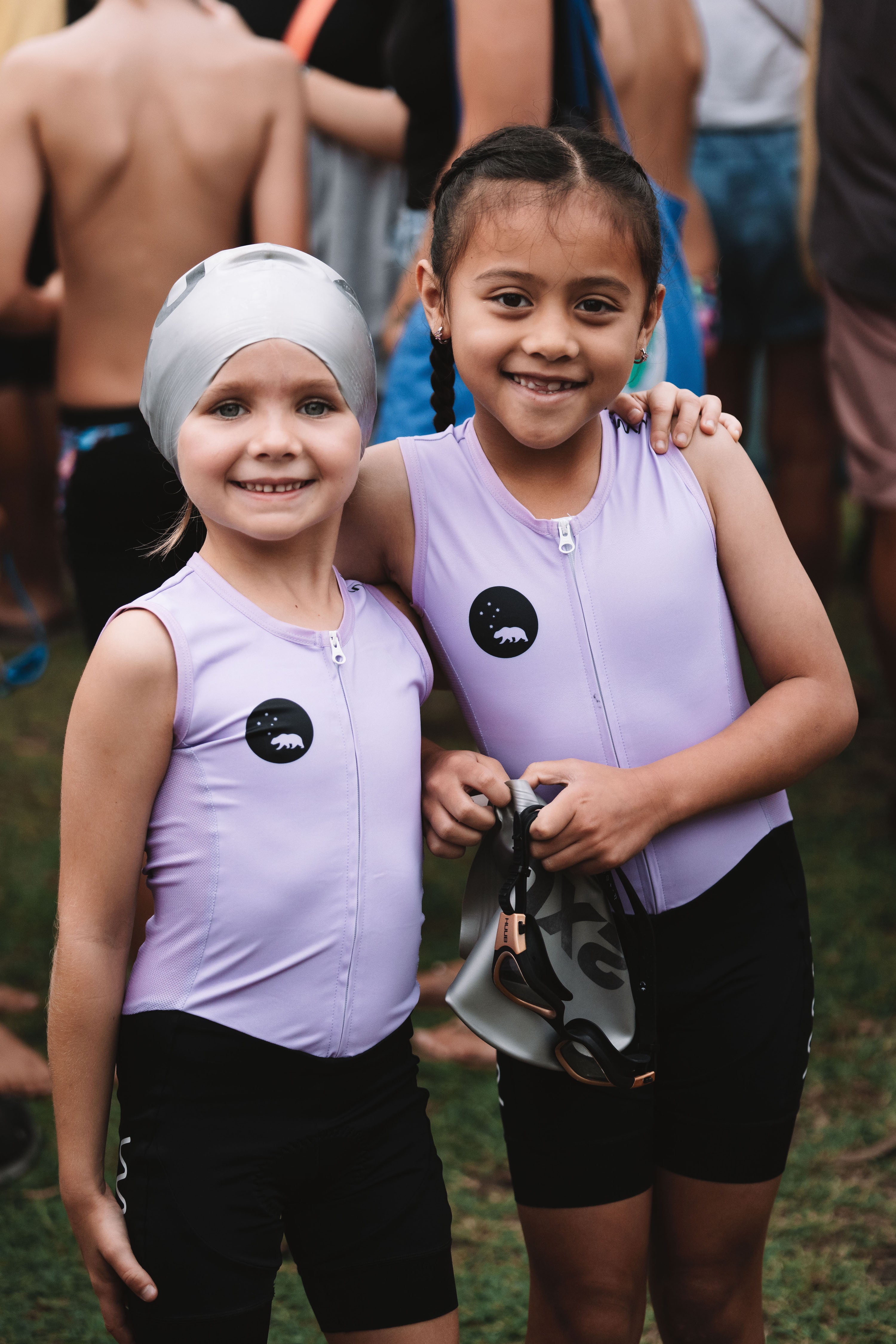 Unisex Youth Triathlon Suit - Lavender