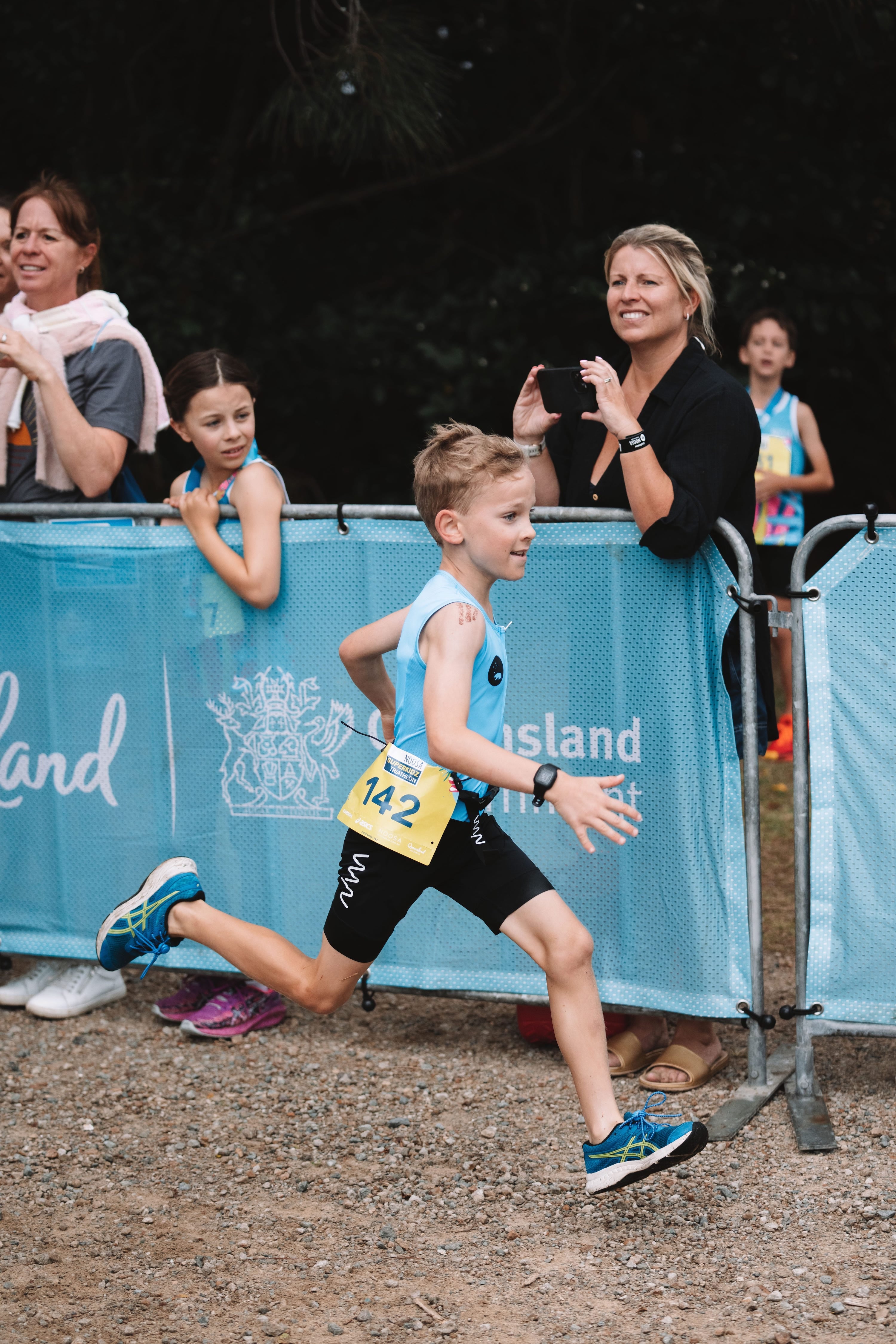 Unisex Youth Triathlon Suit - Sky Blue