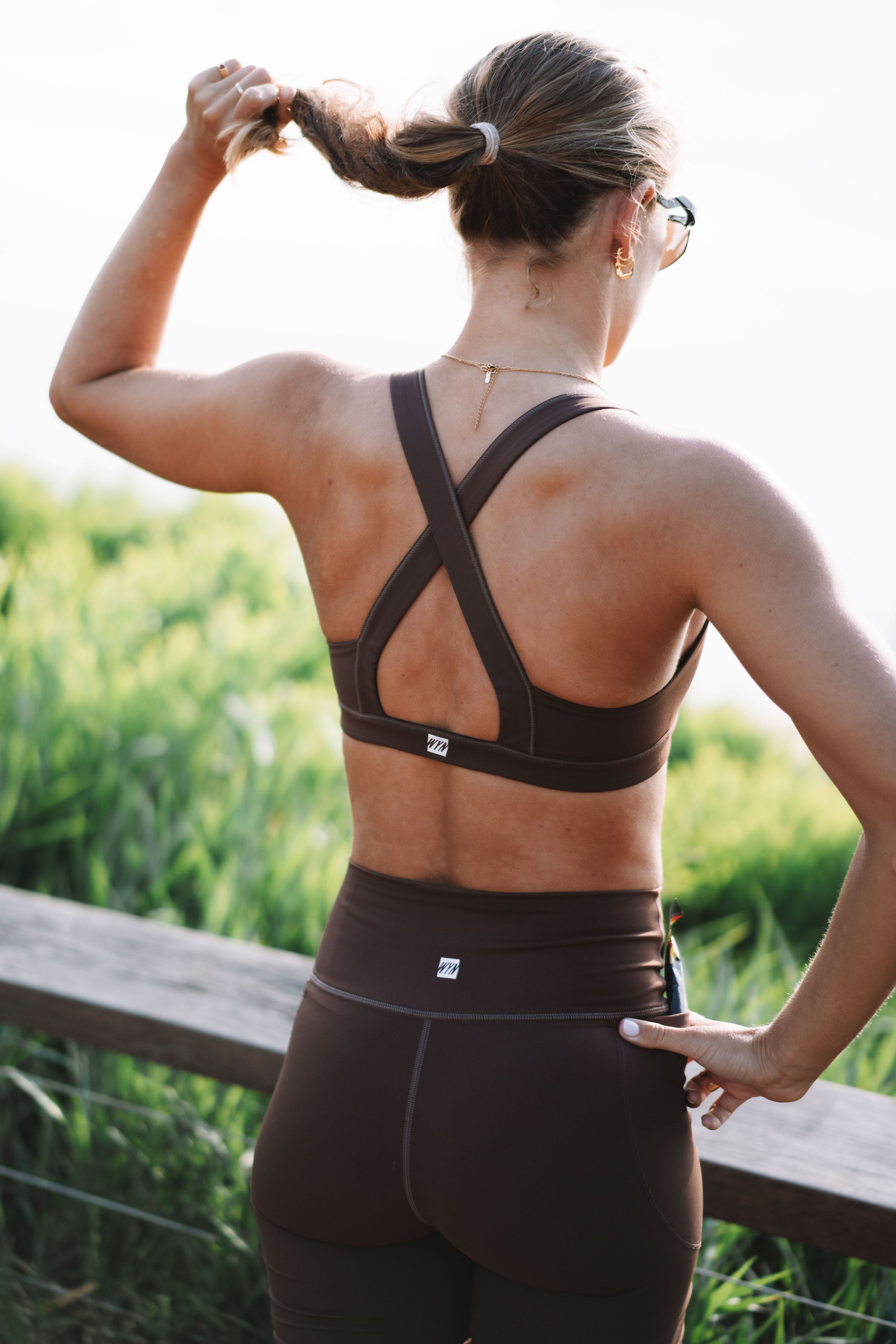 Women's Do. It. Now. Sports Bra - Cocoa