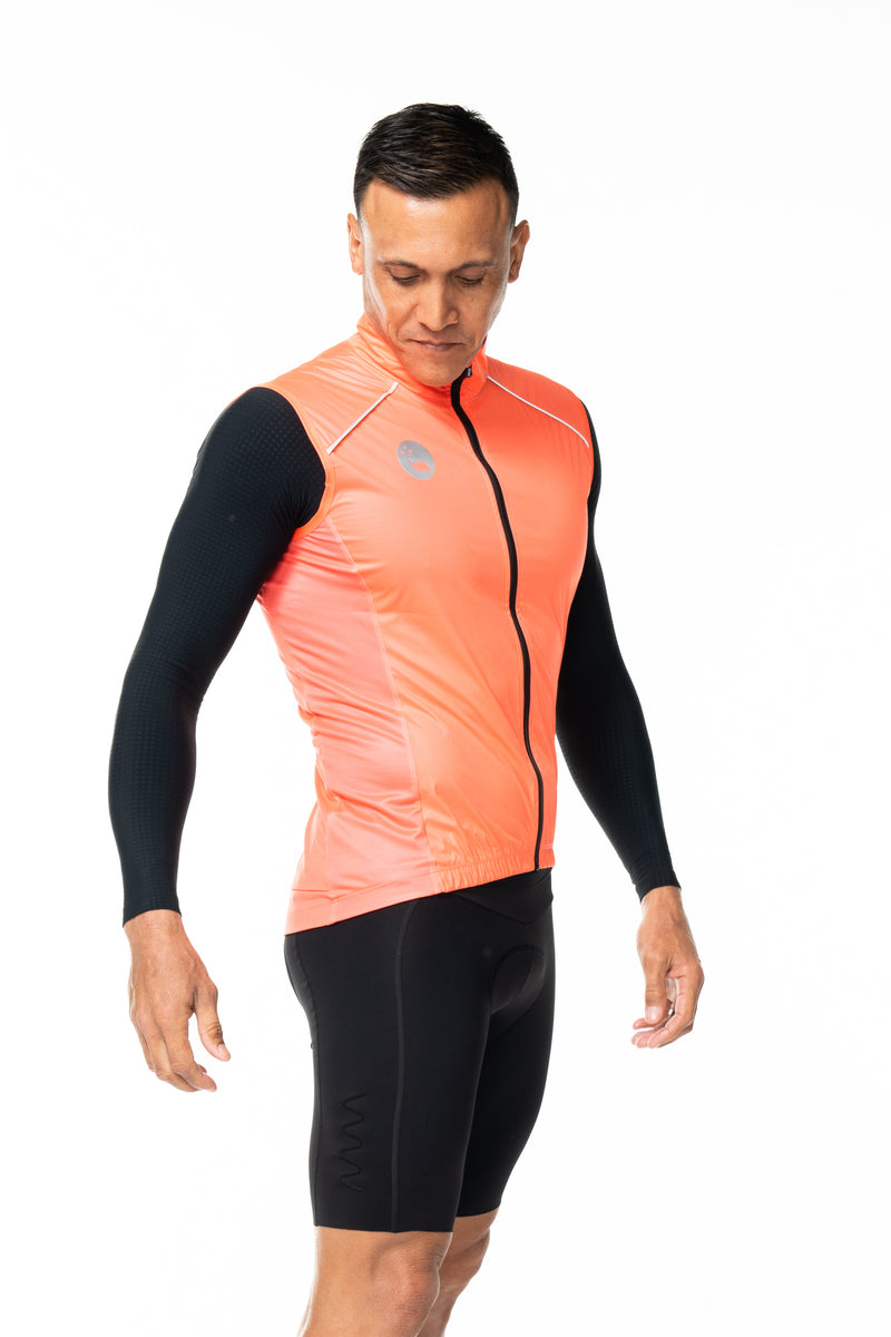 unisex windstop gilet - see me now