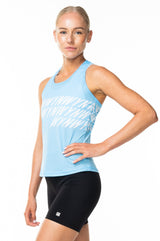 WYN by MALO Women's fly tank - sky blue
