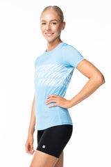 WYN by MALO Women's fly tee - sky blue