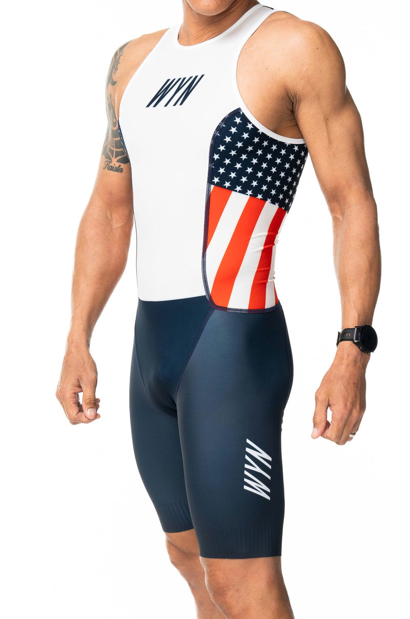 men's vortex sleeveless tri suit - USA