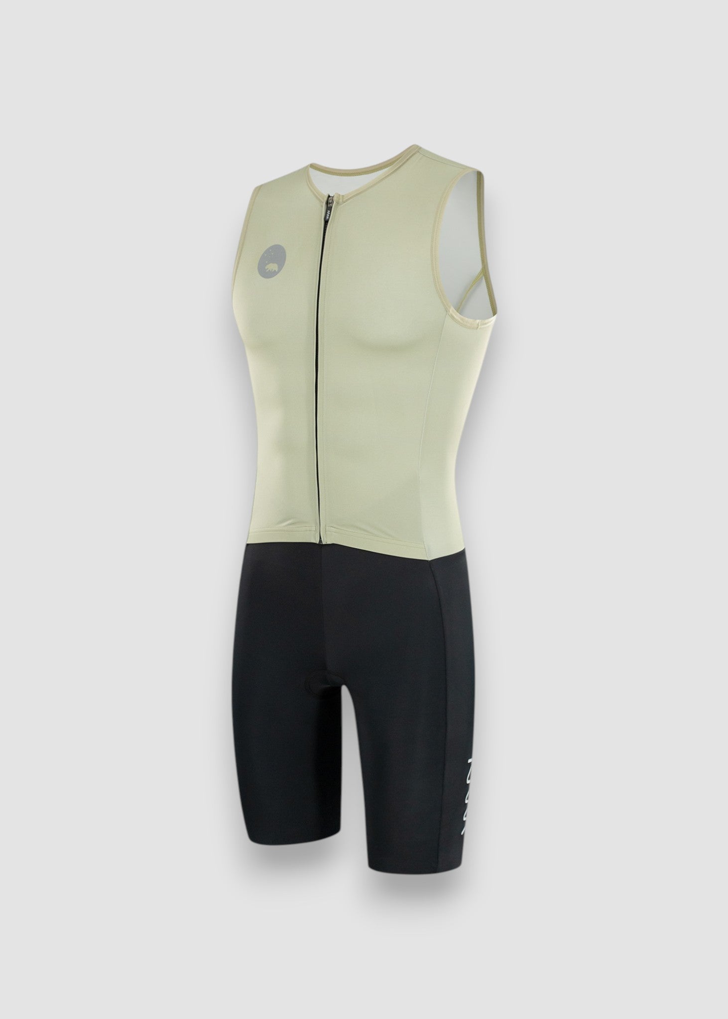Men's Velocity Sleeveless Tri Suit - Khaki